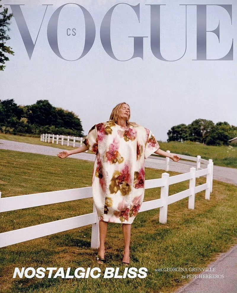 Georgina Grenville  Vogue Czechoslovakia