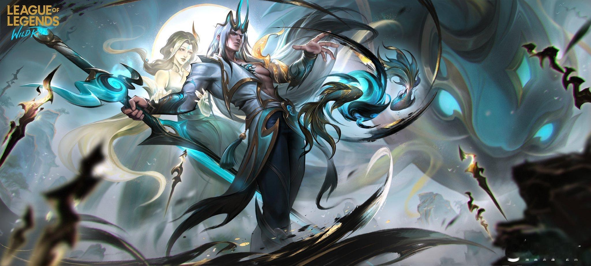 LOL手游纵横墨澜 佛耶戈皮肤设计（cr:Exia）英雄联盟