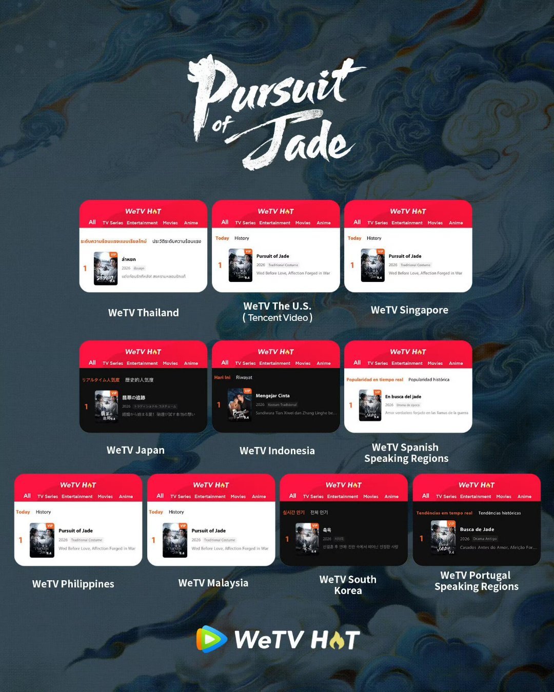 逐玉海外战绩图来了全世界人民的共同特点是：喜欢帅哥和美女张凌赫  |  田曦薇 