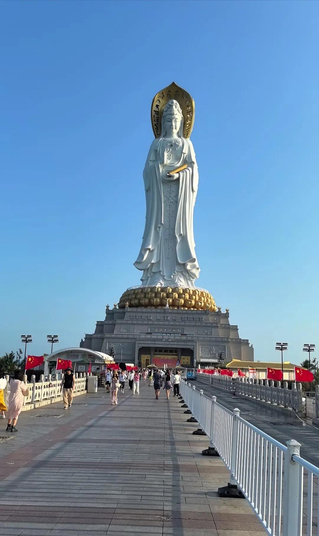 海上观音像，太壮观了！