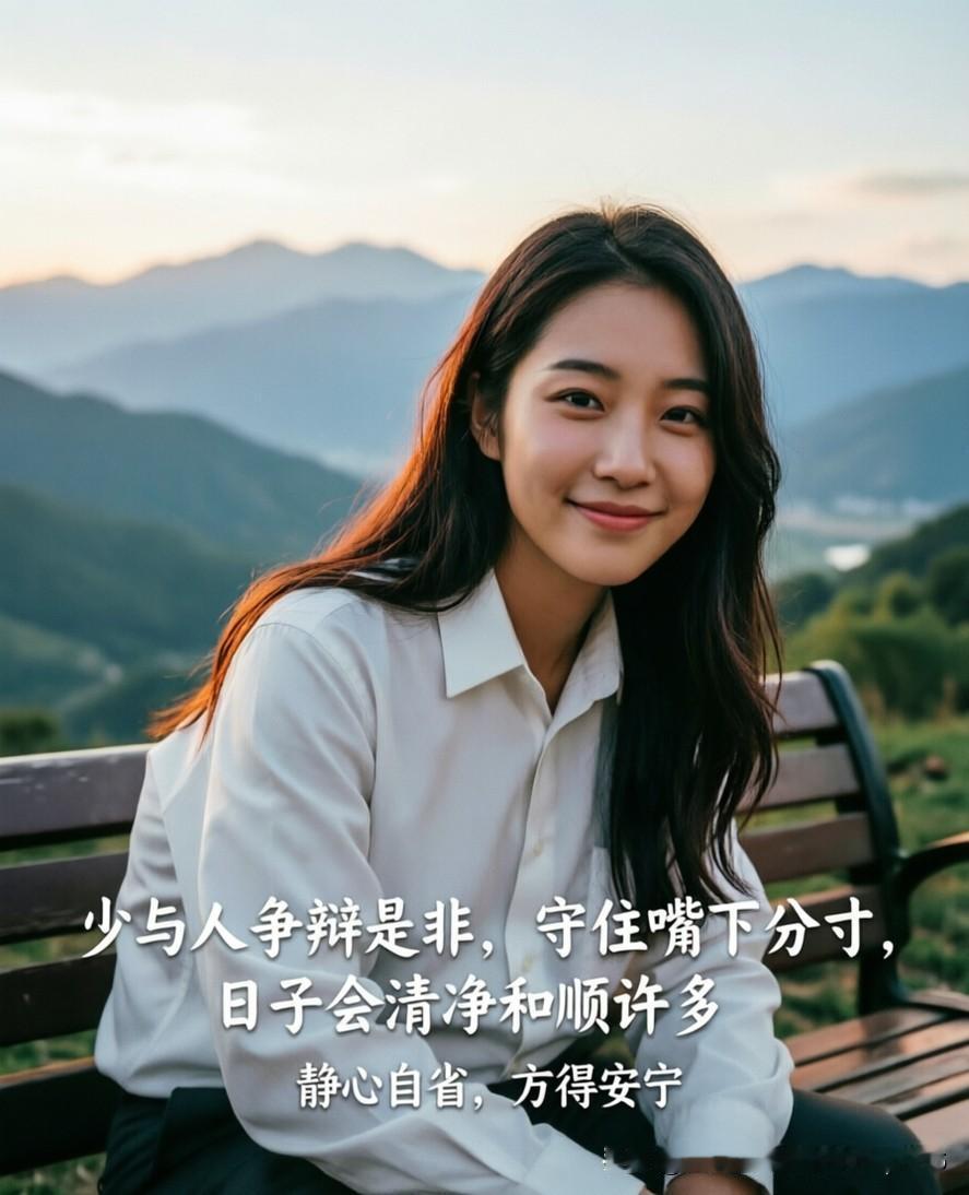 少辩是非，守嘴心安
 
人活到一定年岁才慢慢看清，世间大半烦恼，皆因口舌而起。