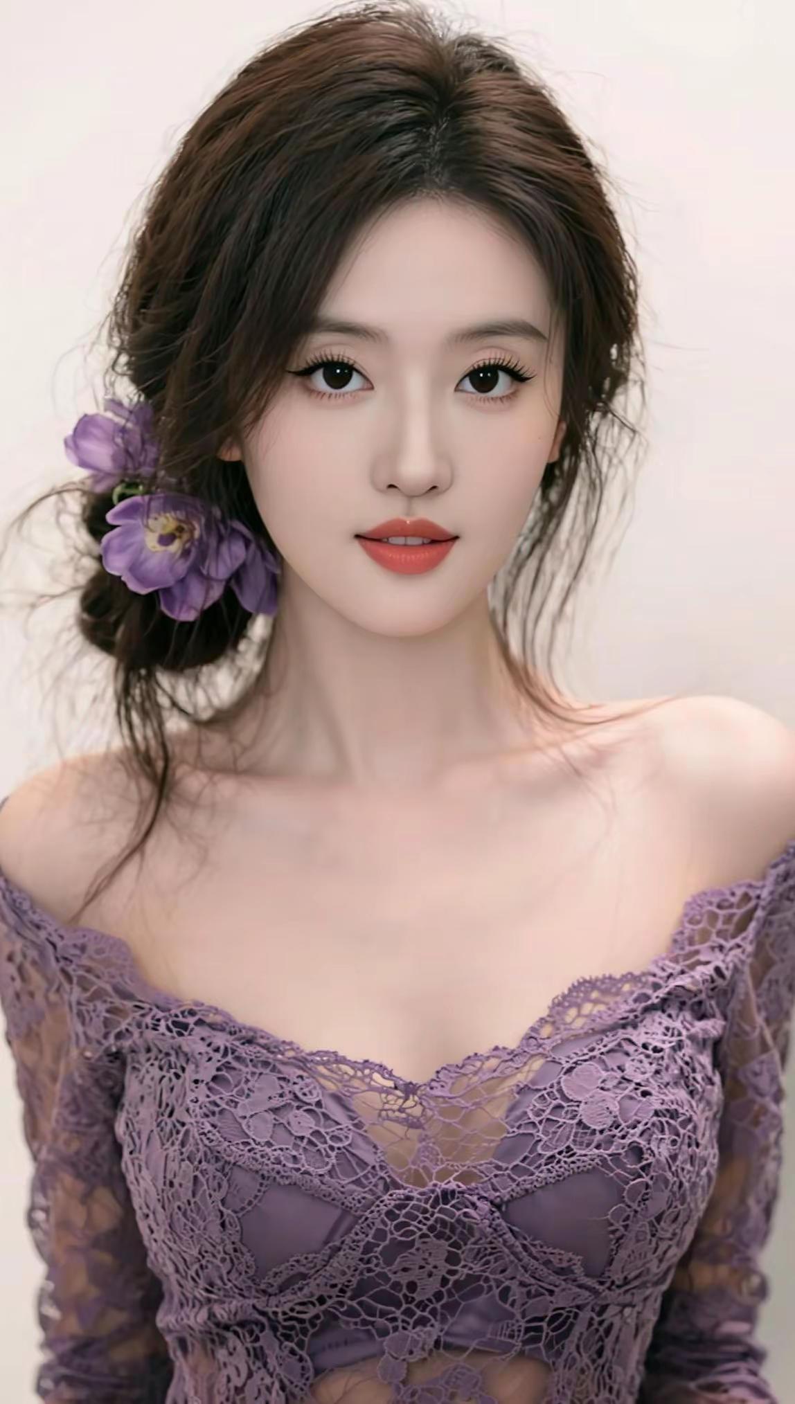 紫韵蕾丝照 ai创作