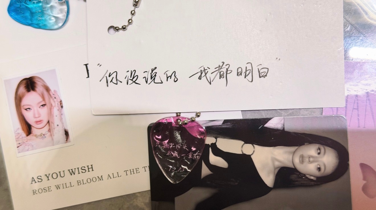 谢谢同担发来的几斤物料 我保证单依纯粉丝和单依纯一样都是天使啊 好美萌的物料