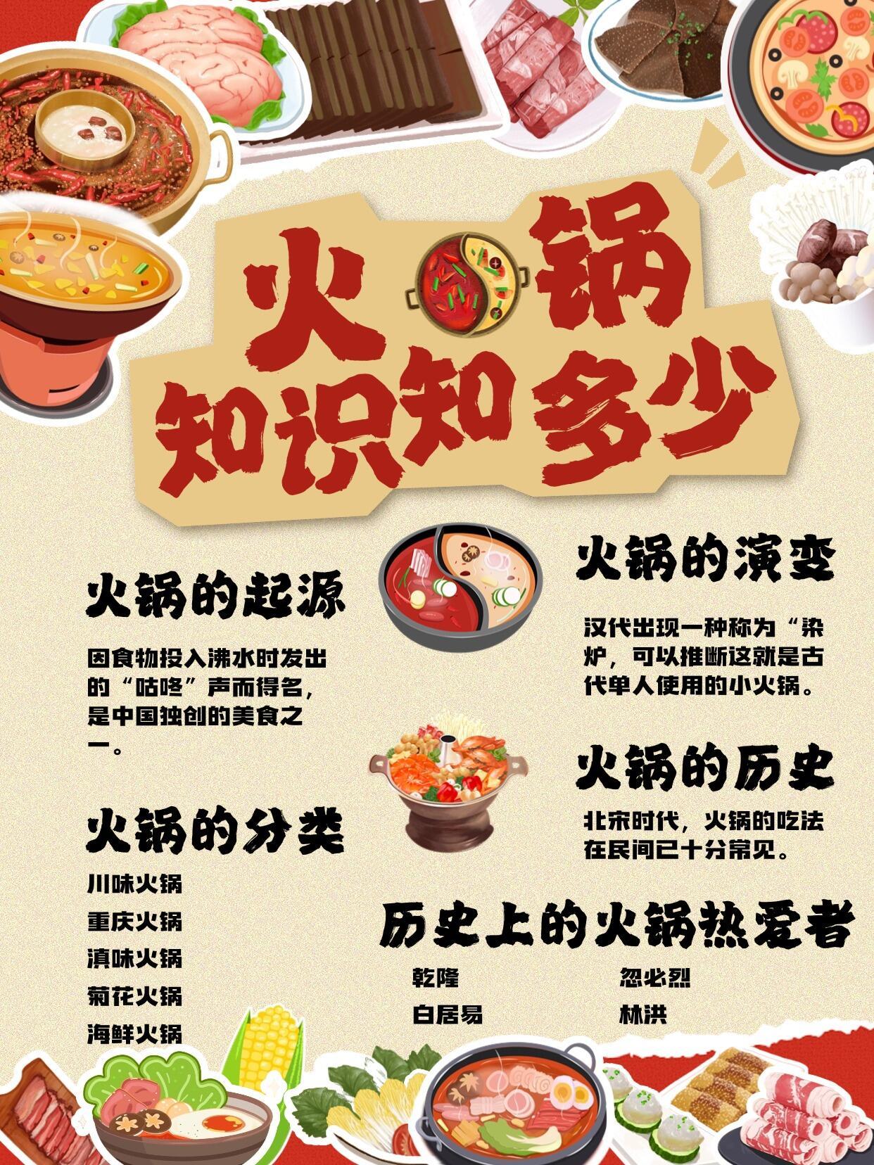 火锅的历史与文化你知道多少？约上三五好友，吃火锅，把酒言欢，谈天说地是人生一大畅