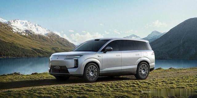 腾势N8L实车曝光啦！这可是款大型SUV，6座布局超适合大家庭出行。它延续了家族