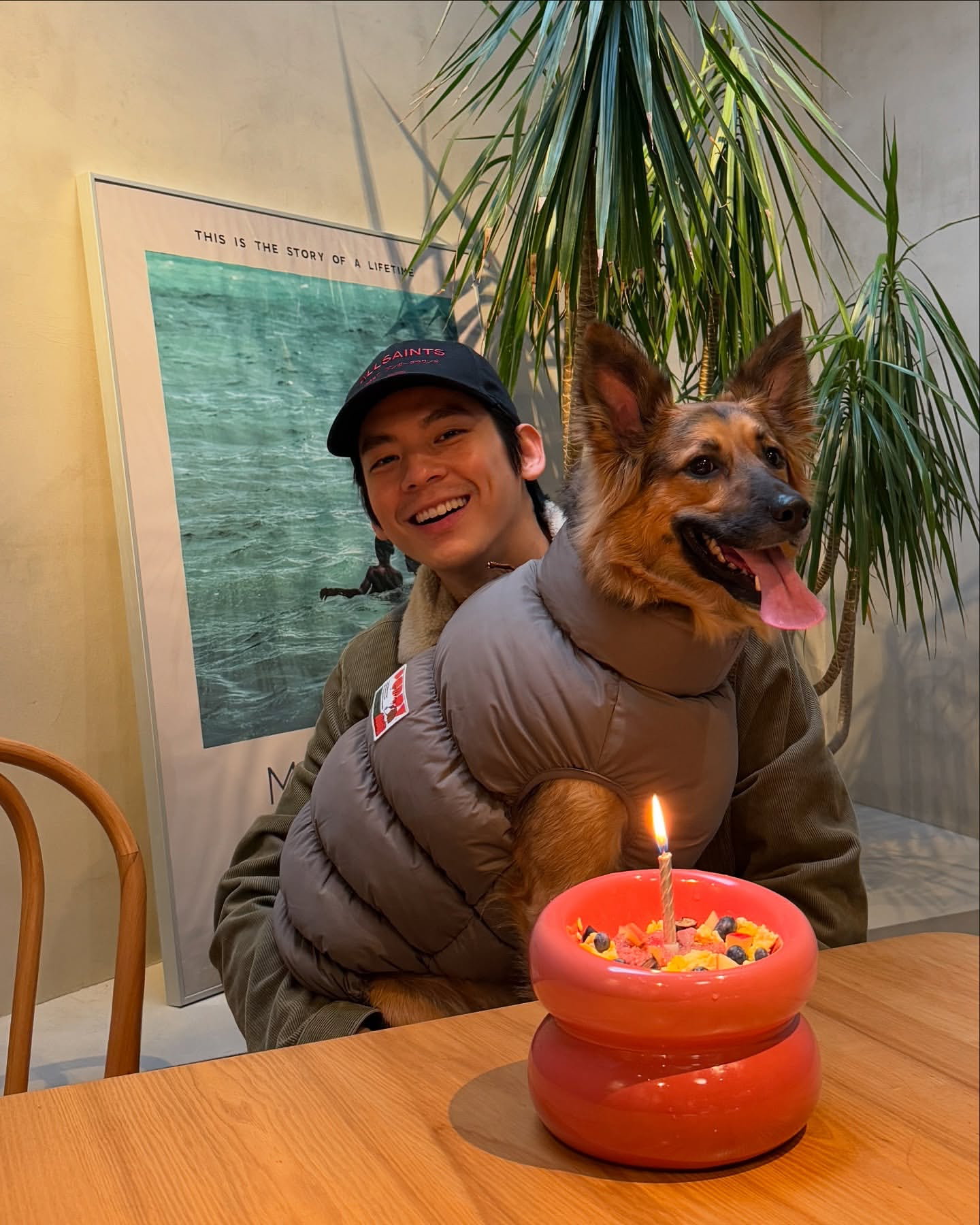 林柏宏帮水哥庆祝生日🎂 