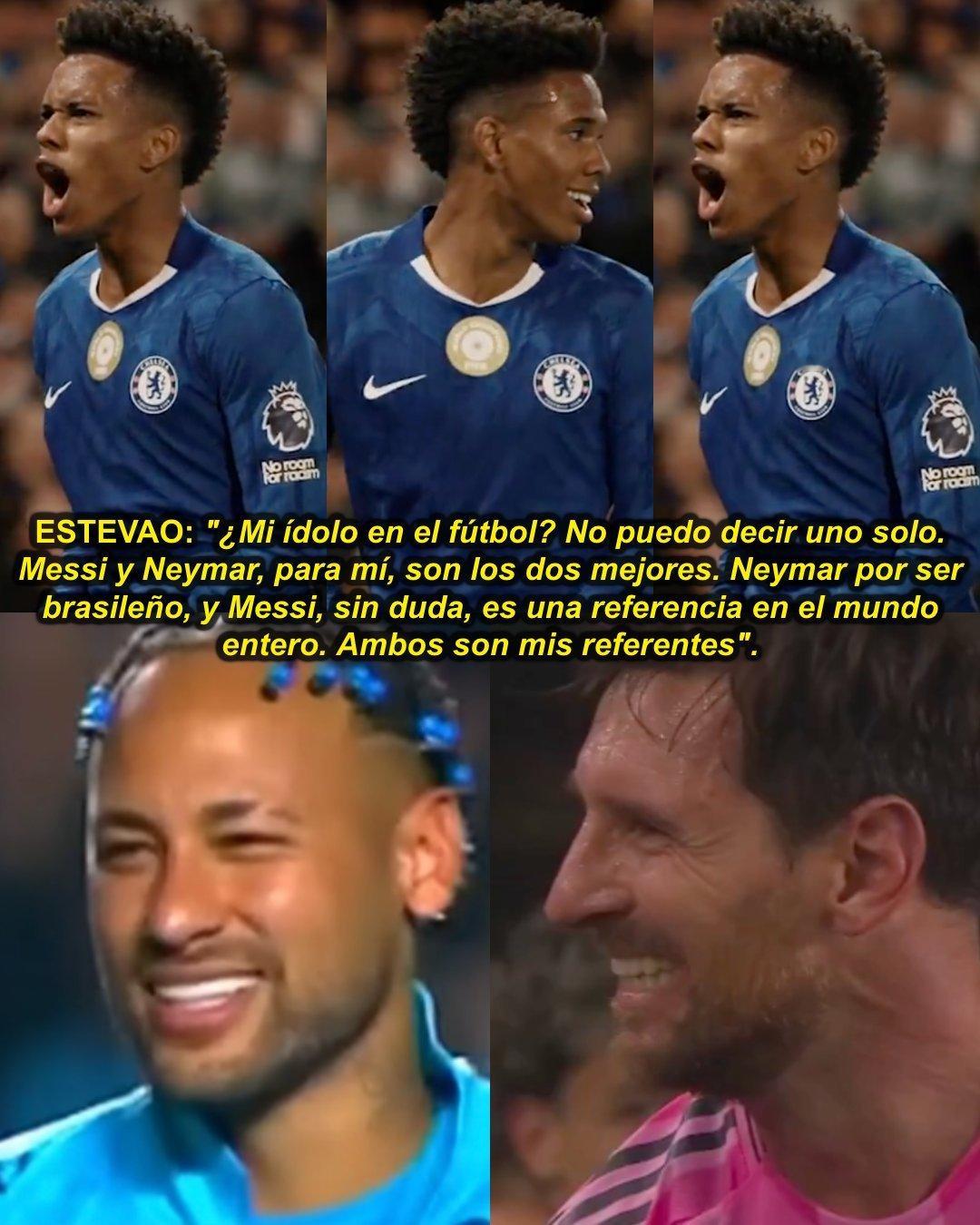 🎙TNT体育：你在足球方面最大的偶像是谁？他是巴西人吗？🇧🇷埃斯特旺：“我