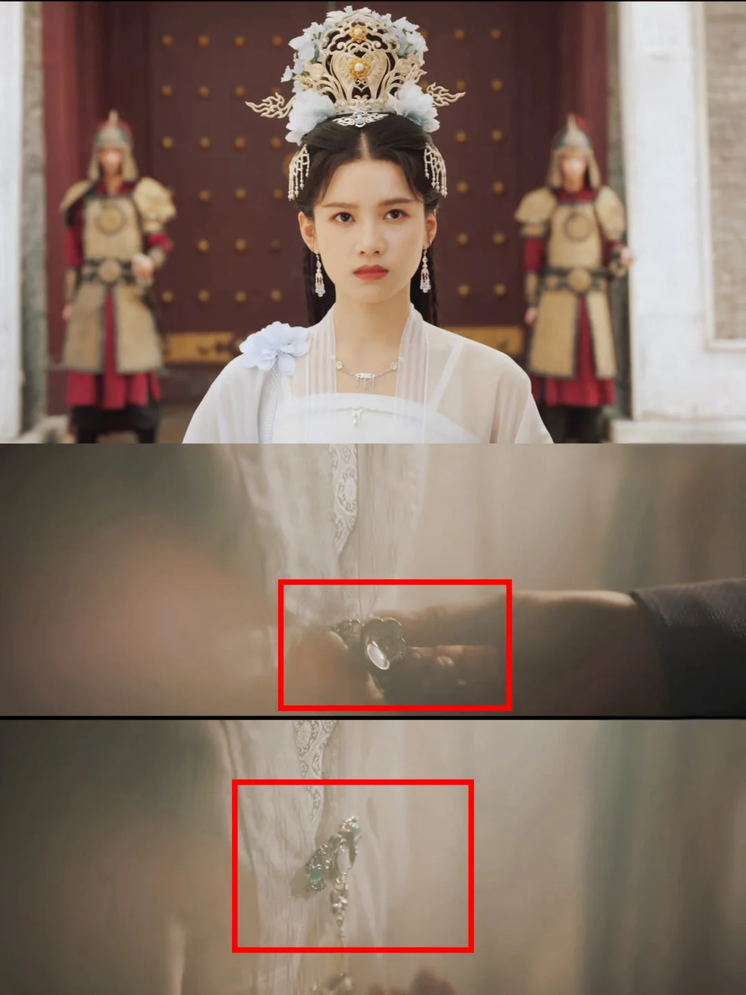 奇怪❓她身上竟然有纽扣😅