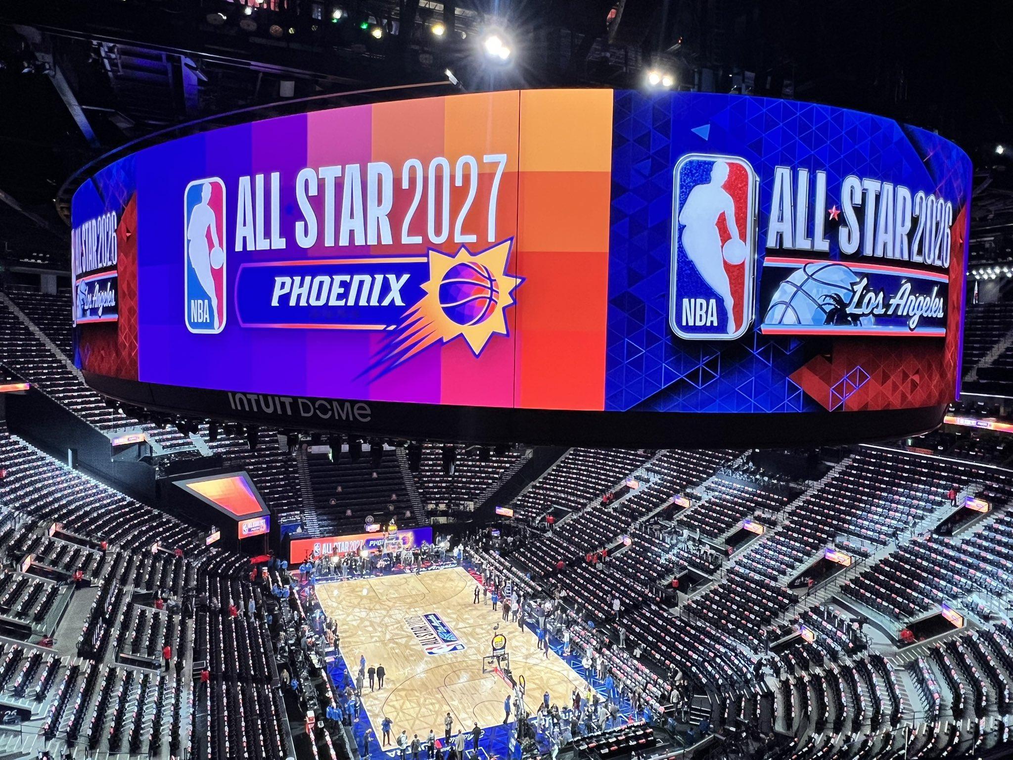 2026NBA全明星 明年的NBA全明星在菲尼克斯太阳主场举行！ 
