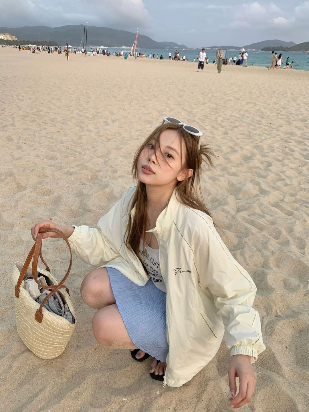 海边真的自带松弛感🏝️