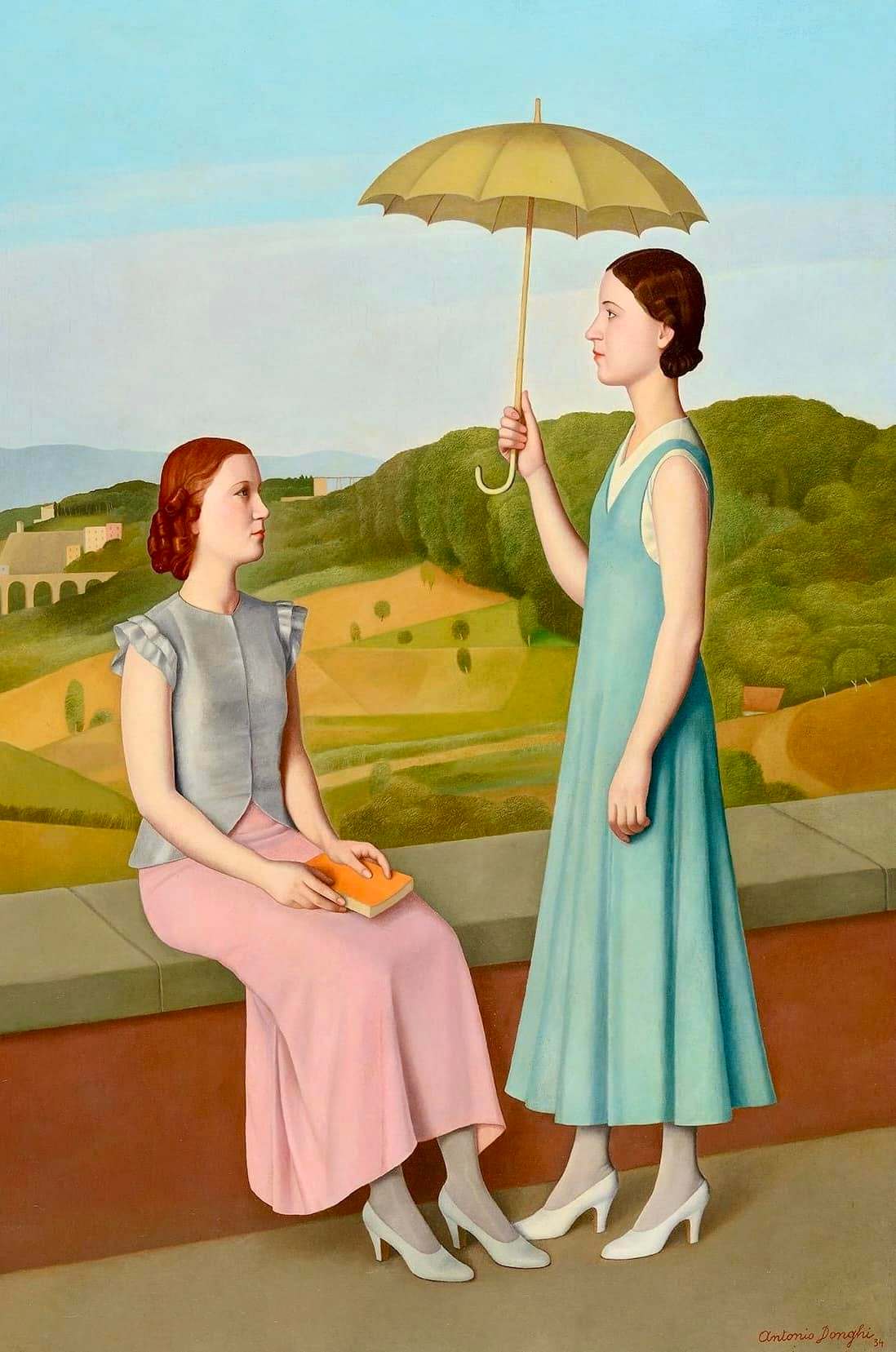 *东吉夏天-𝑺𝒖𝒎𝒎𝒆𝒓-Antonio Donghi, 1934 