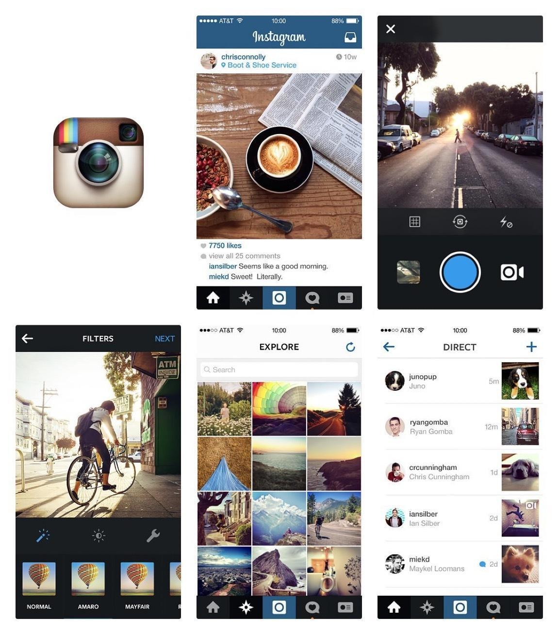 推热转，2014年的instagram，那个时候ins只是单纯分享摄影的地方 ​