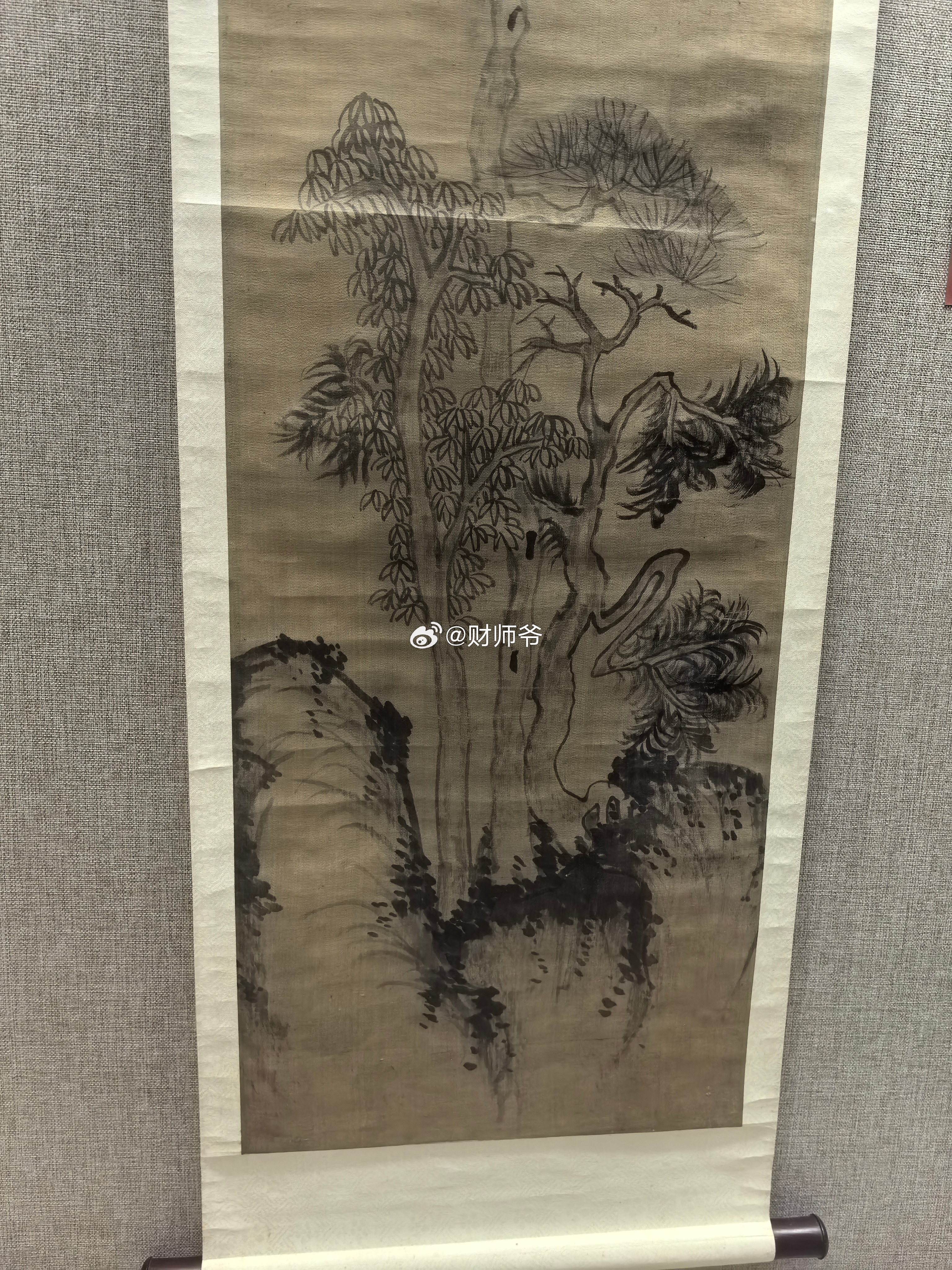 明代锦衣卫沈炼的画作，应该很少人看到过吧。其真迹现藏于绍兴华脉书画博物馆。沈炼这