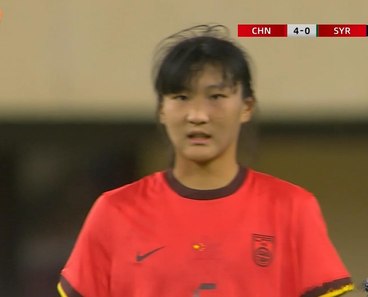 中国U20女足取得开门红！6-0大胜叙利亚女足。黄嘉辉的妹妹黄嘉欣打满全场，险破