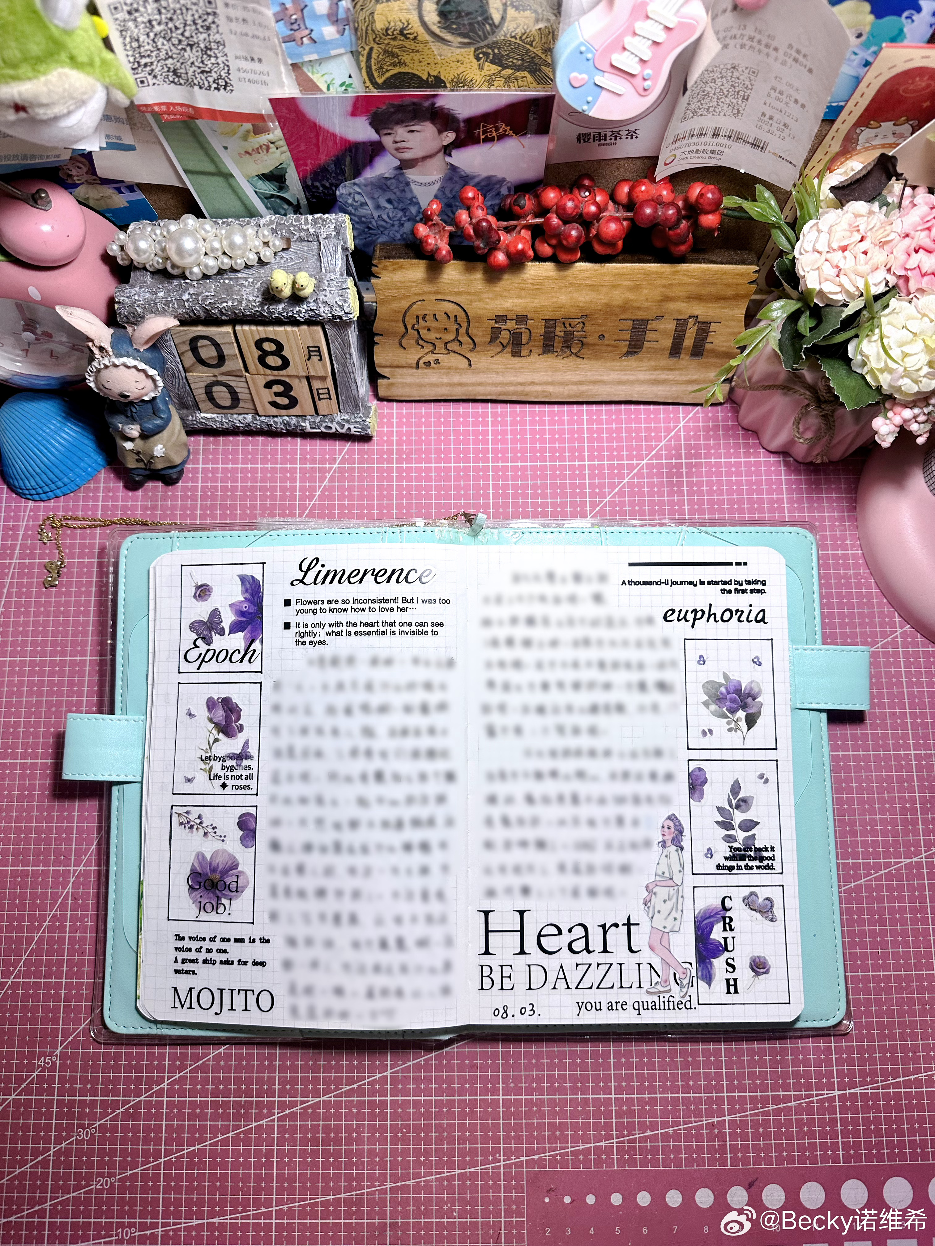 【📕 每日手帐日记 📝】🌖🌗🌘🌑🌒🌓🌔🌕🔮 DAY 215