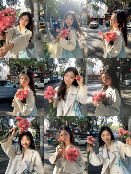 春天到了 来学习和花花的拍照姿势🌸
