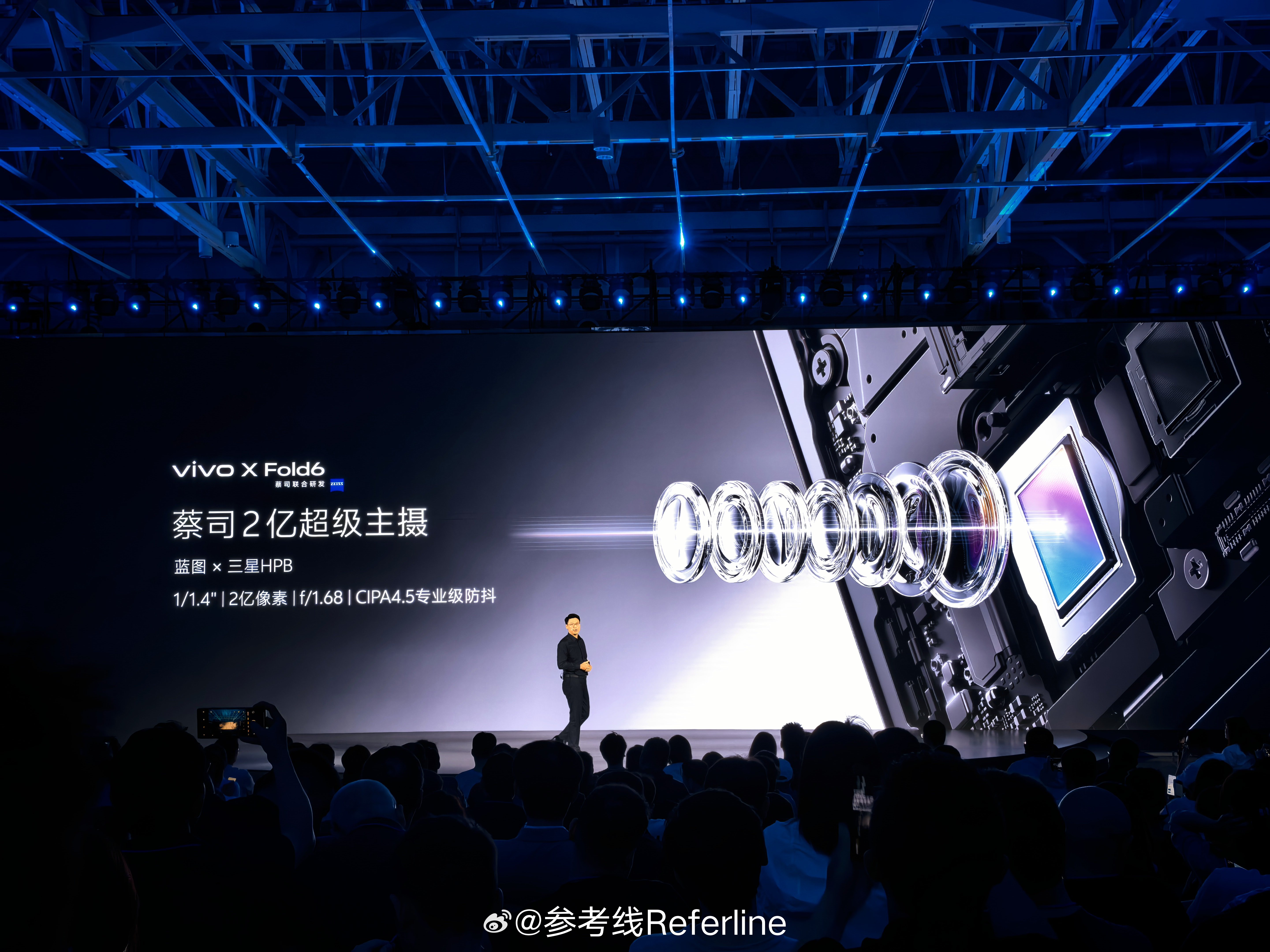 vivo X Fold6 外屏前置 20MP（豪威 OV32D，1/3.6"），