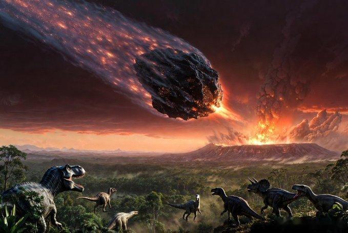 真正杀死恐龙的原因每个人都知道，6600万年前，一个直径10至15公里物体撞击地