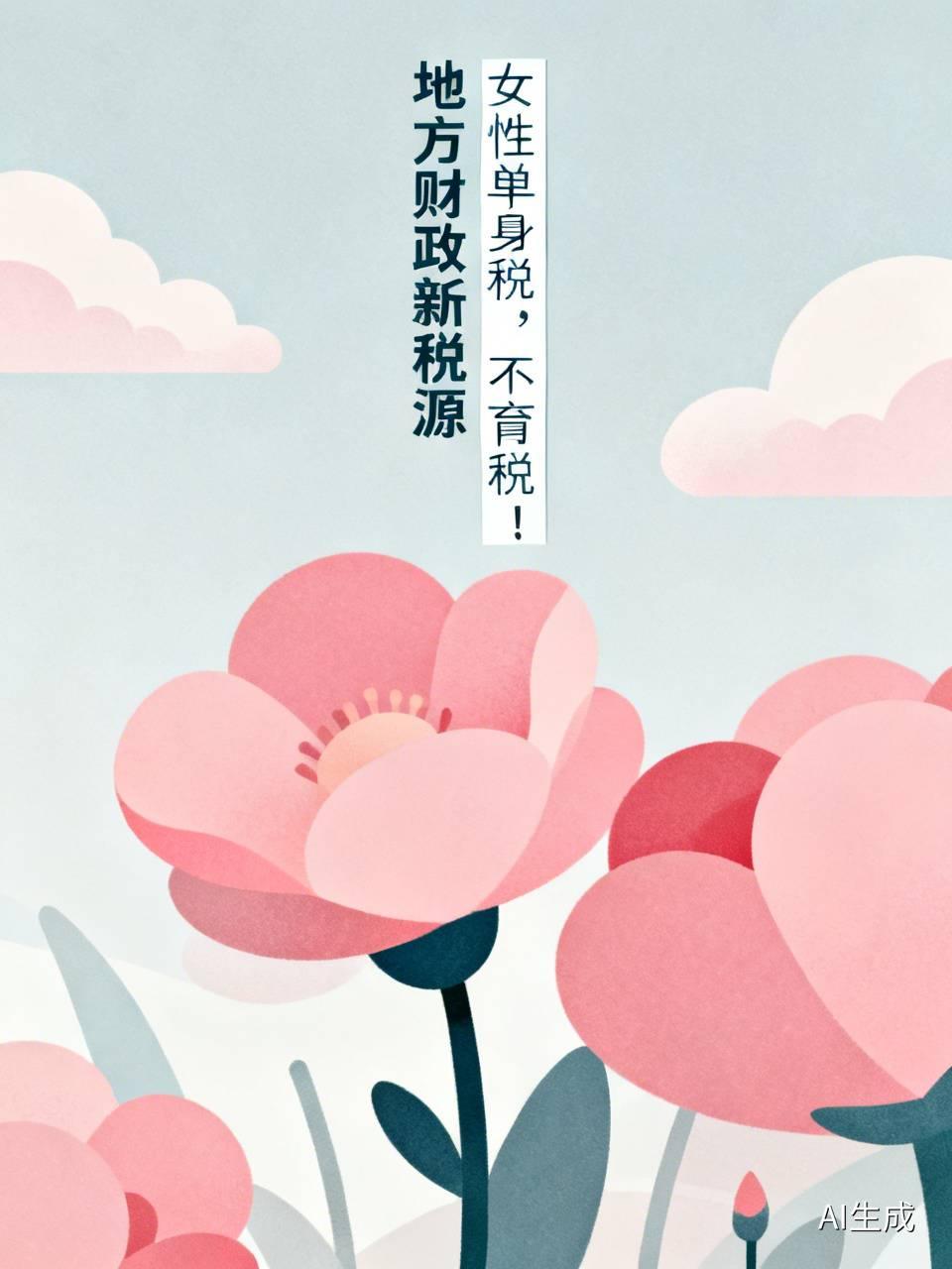地方财政新税源；女性单身税，不育税！
 
结不结婚，生不生孩子，取决于女性。女性