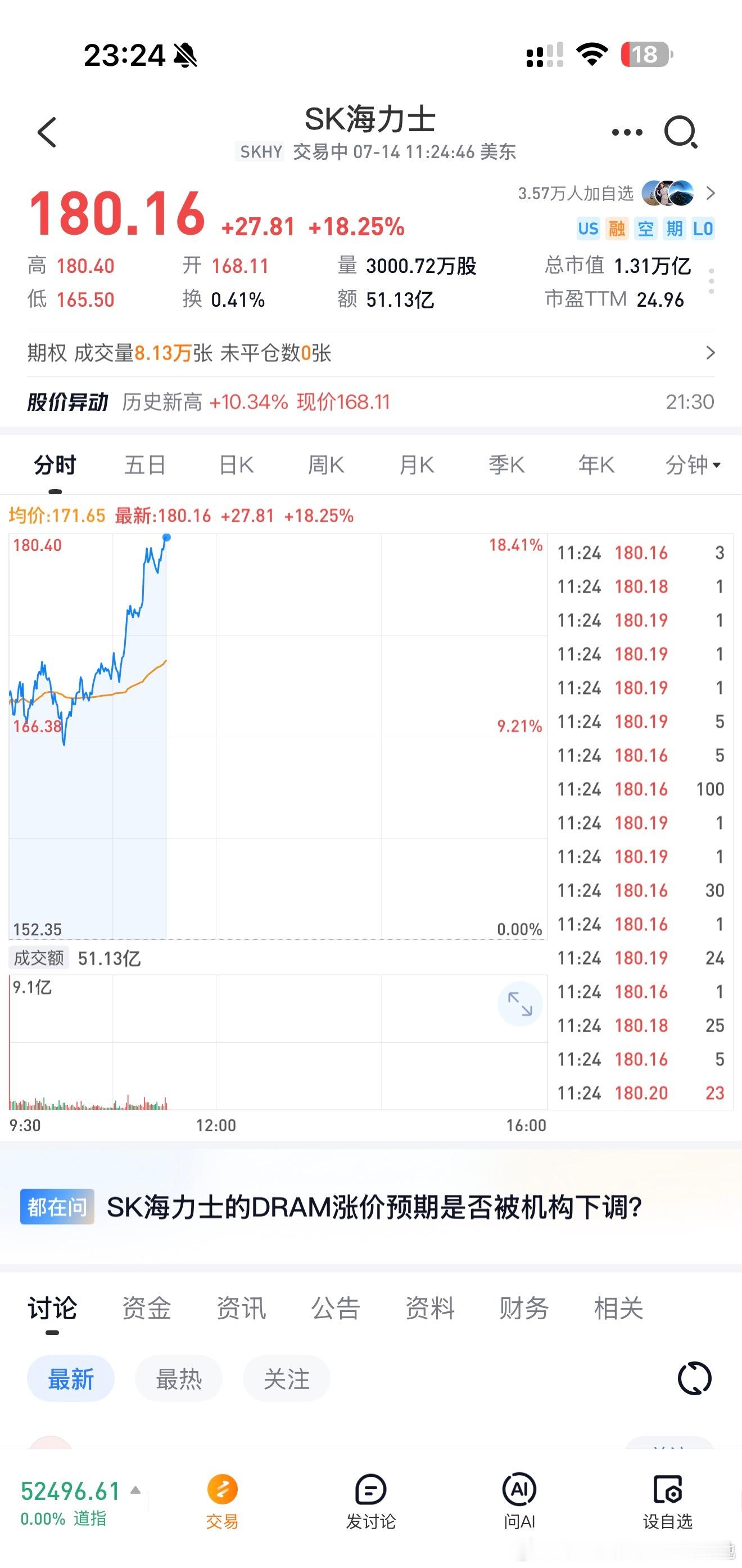 海力士不再是小韩的海力士，而是世界的海力士。