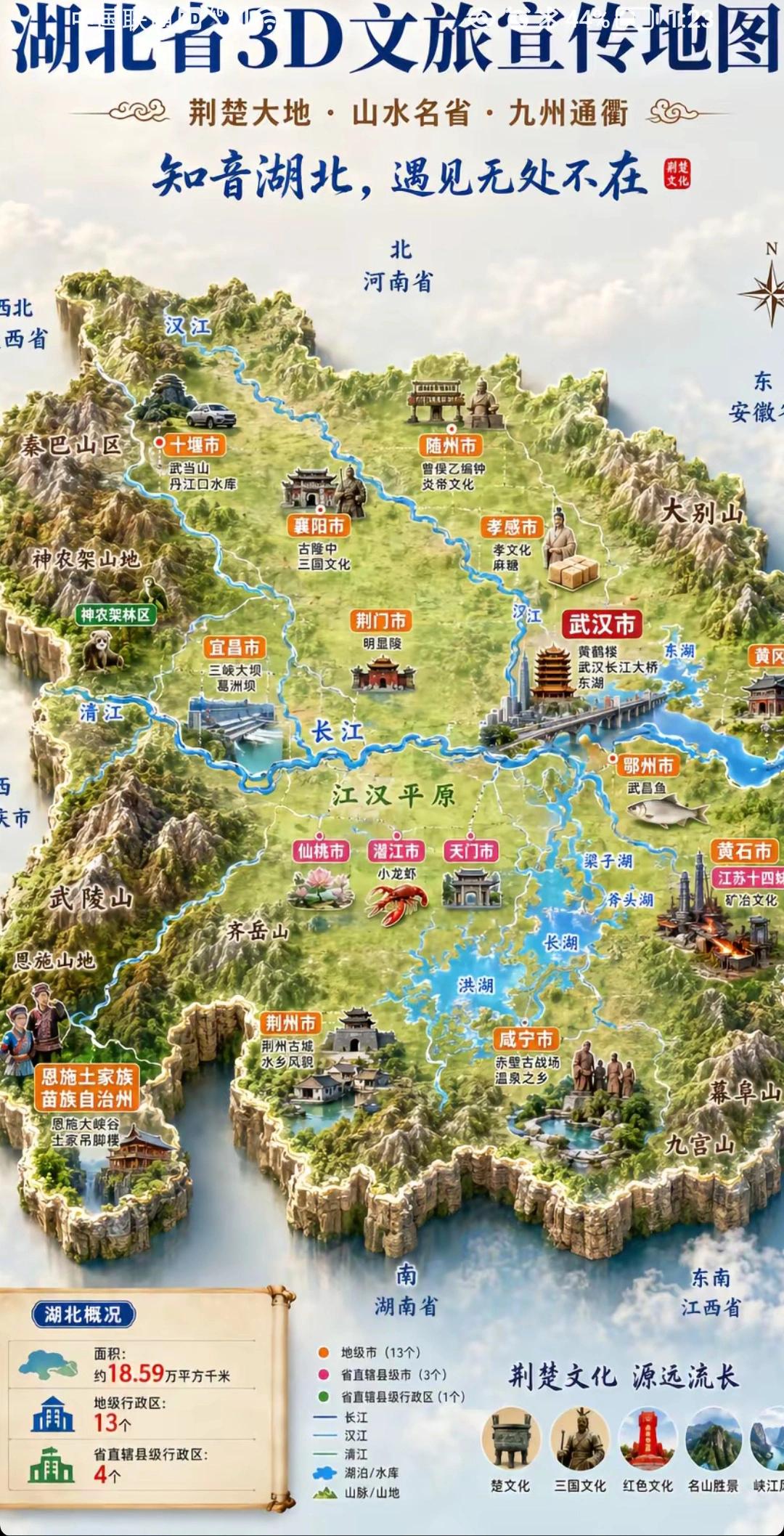 看到湖北大平原，你就懂得什么是湖广熟，天下足了！我福建人看到这样的大平原，真的馋