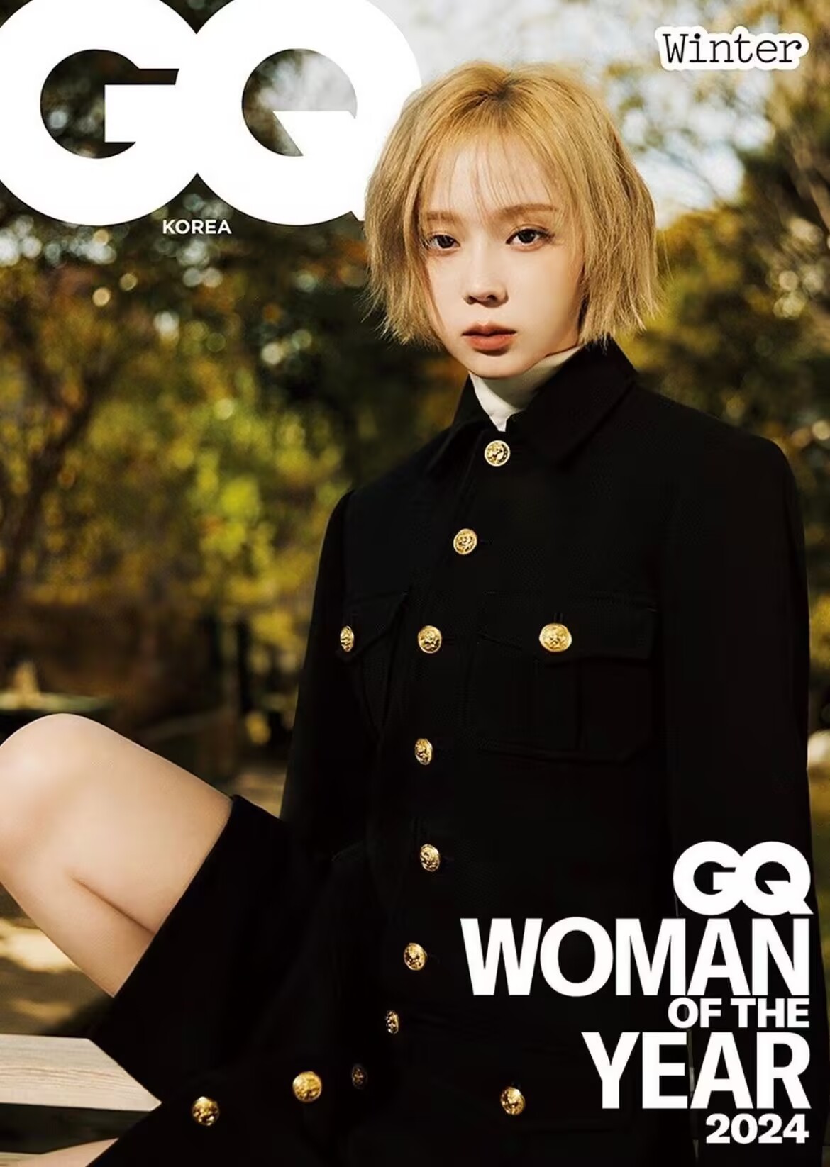 金玟庭GQ年度封面人物 GQ 年度封面人物，韩国一线男刊，好厉害啊[打call]