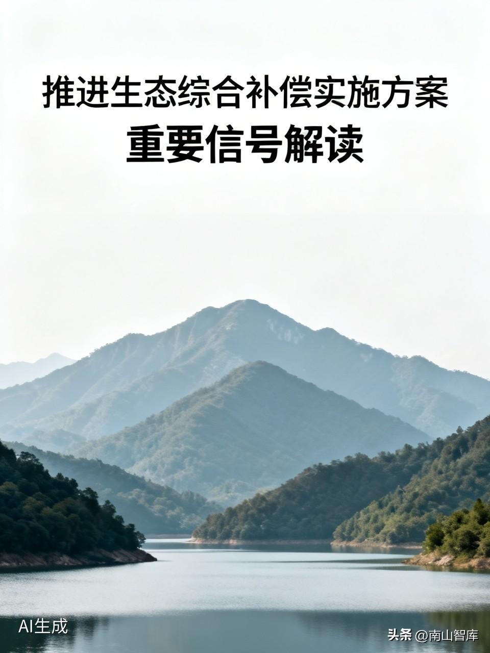 《推进生态综合补偿实施方案》印发释放哪些重要信号？
（以下简称《方案》）近日由国