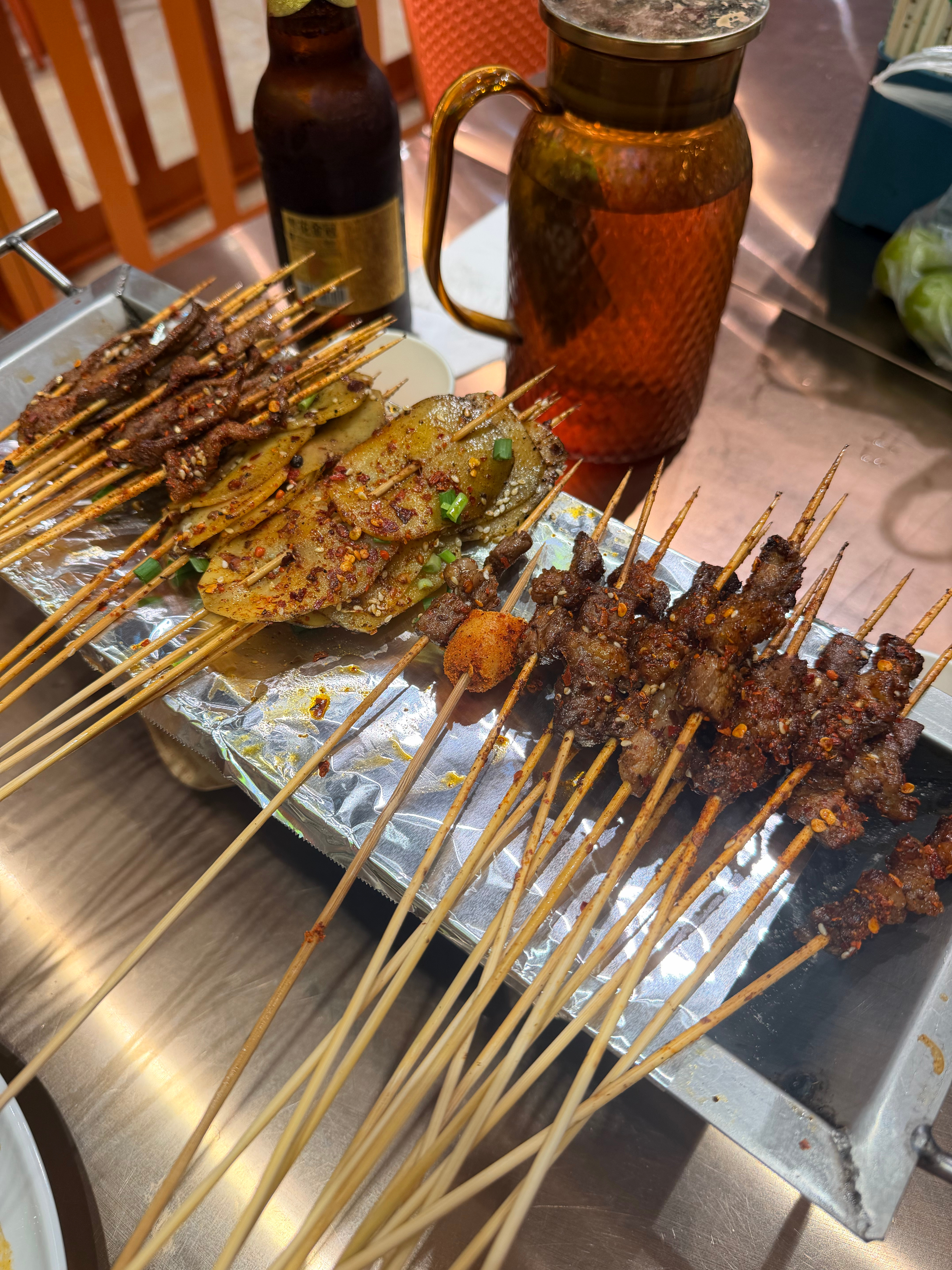 干饭 搞点串儿 喝点小甜水我的日常plog
