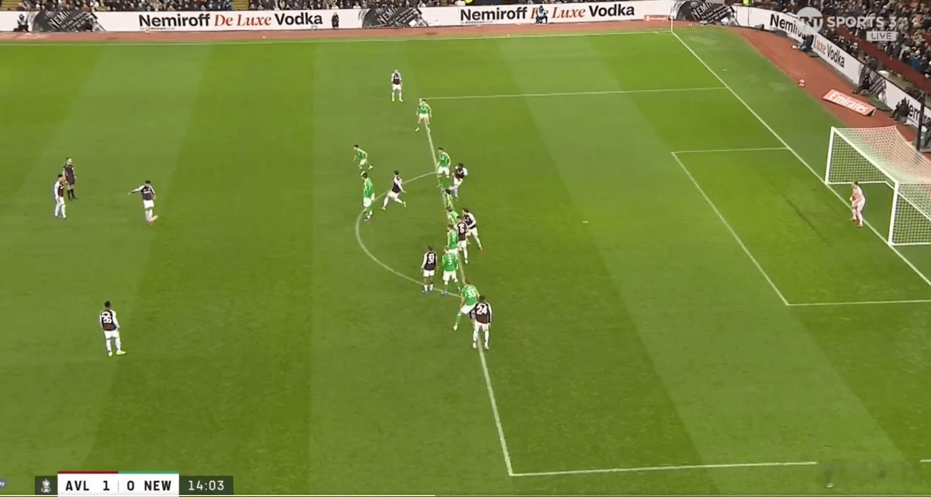 VAR争议 足总杯第4轮的两场比赛，维拉1-3纽卡斯尔，曼城2-0萨尔福德，比赛