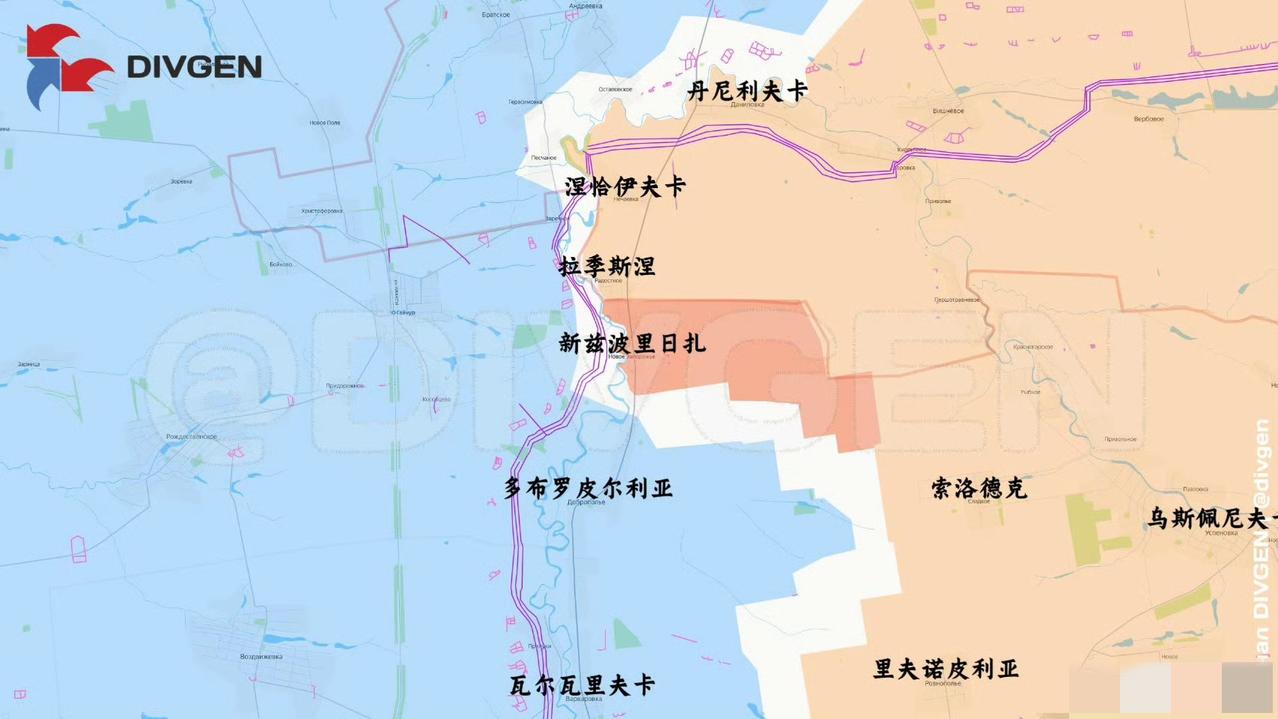 俄军解放新兹波里日扎！
11月22日，俄军解放了扎波罗热方向的新兹波里日扎，继续