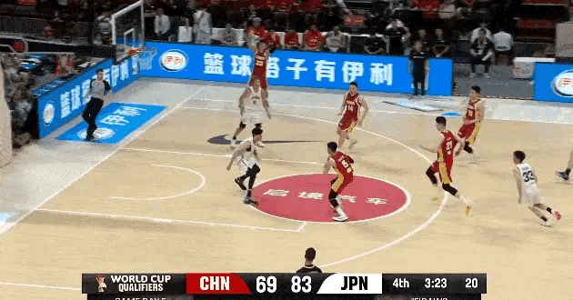 杨瀚森在NBA看了一年饮水机，大家都不知道他真实什么水平，结果回到中国男篮发现，
