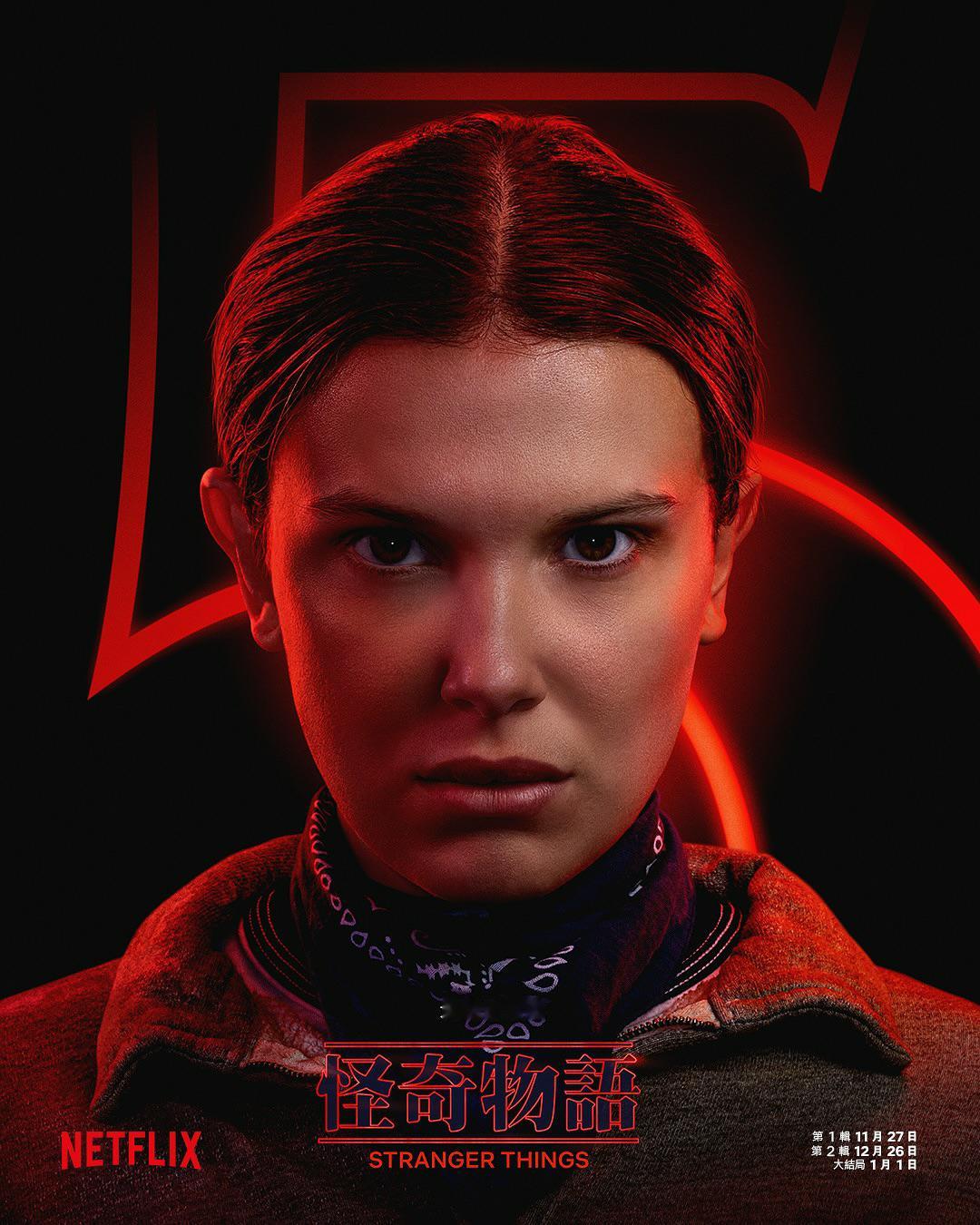 小11Millie Bobby Brown给自己最喜欢的怪奇物语各季排名：1️⃣