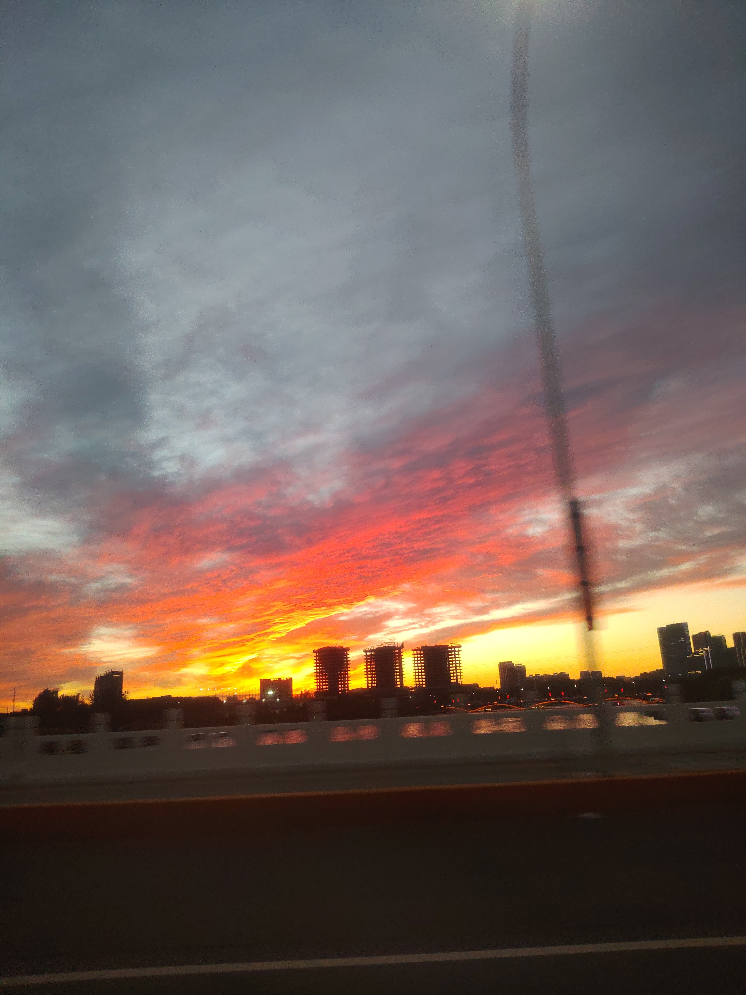今天夕阳特别美呀 ​​​