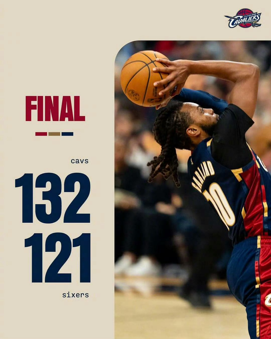 骑士战胜76人76人vs骑士骑士 拿下76人！赛季第五场胜利！米切尔  46分4