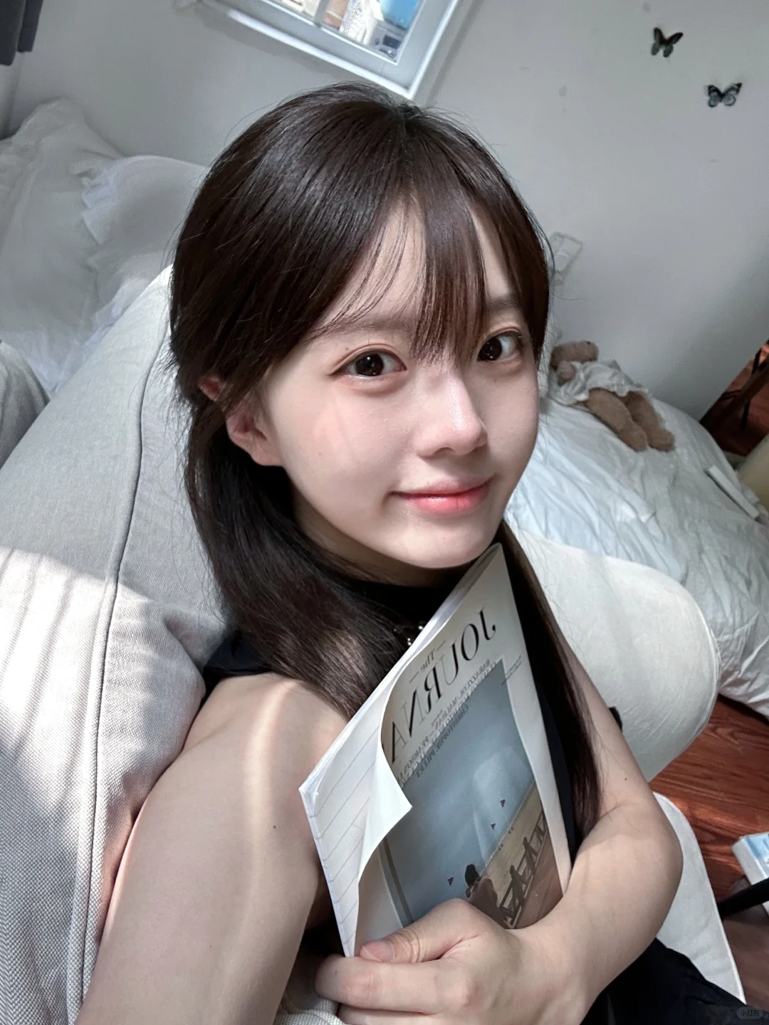 干净的淡妆🥛