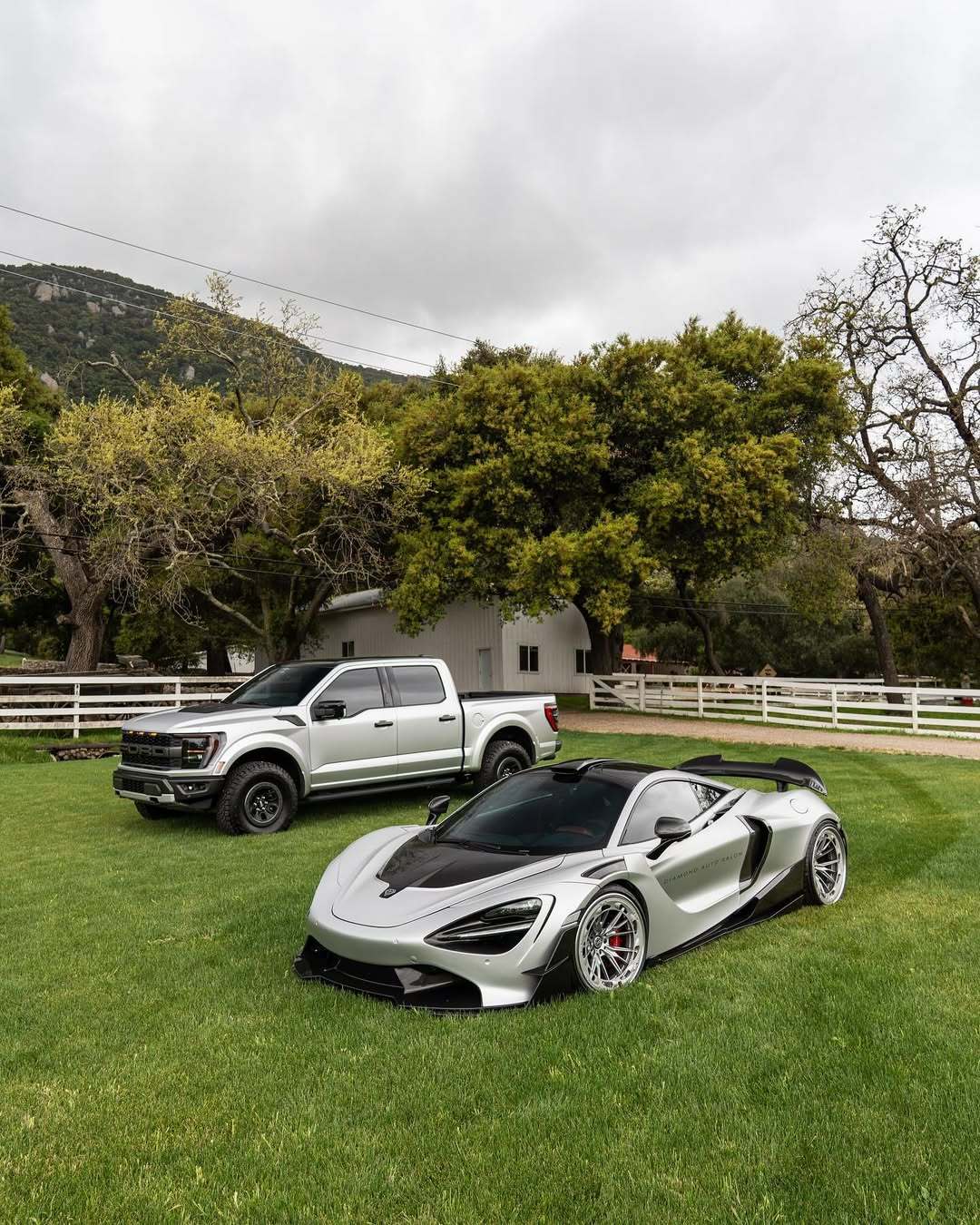Satin Space Silver Mclaren 720s Ford Rap