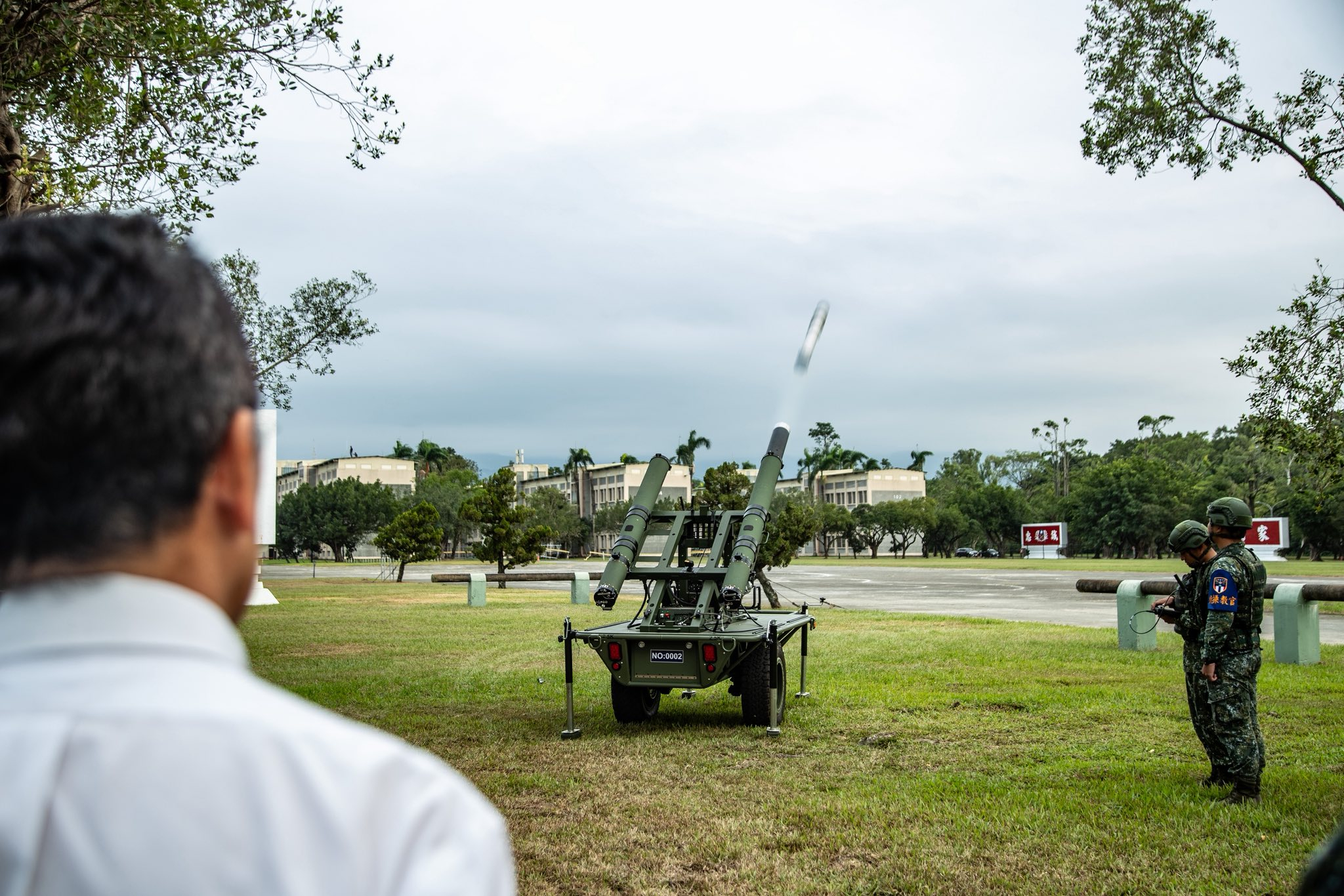 美国交付台军的ALTIUS-600M巡飞弹首次露面。 