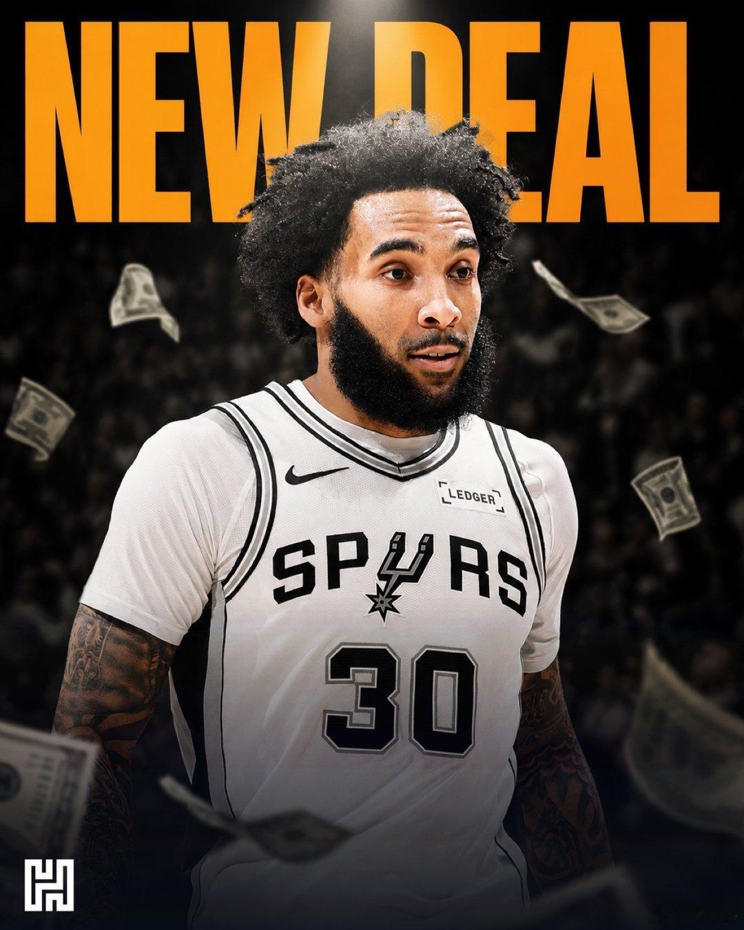 NBA自由球员动态追踪朱利安·尚帕尼：3年4500万（马刺）哈里森·巴恩斯：1年