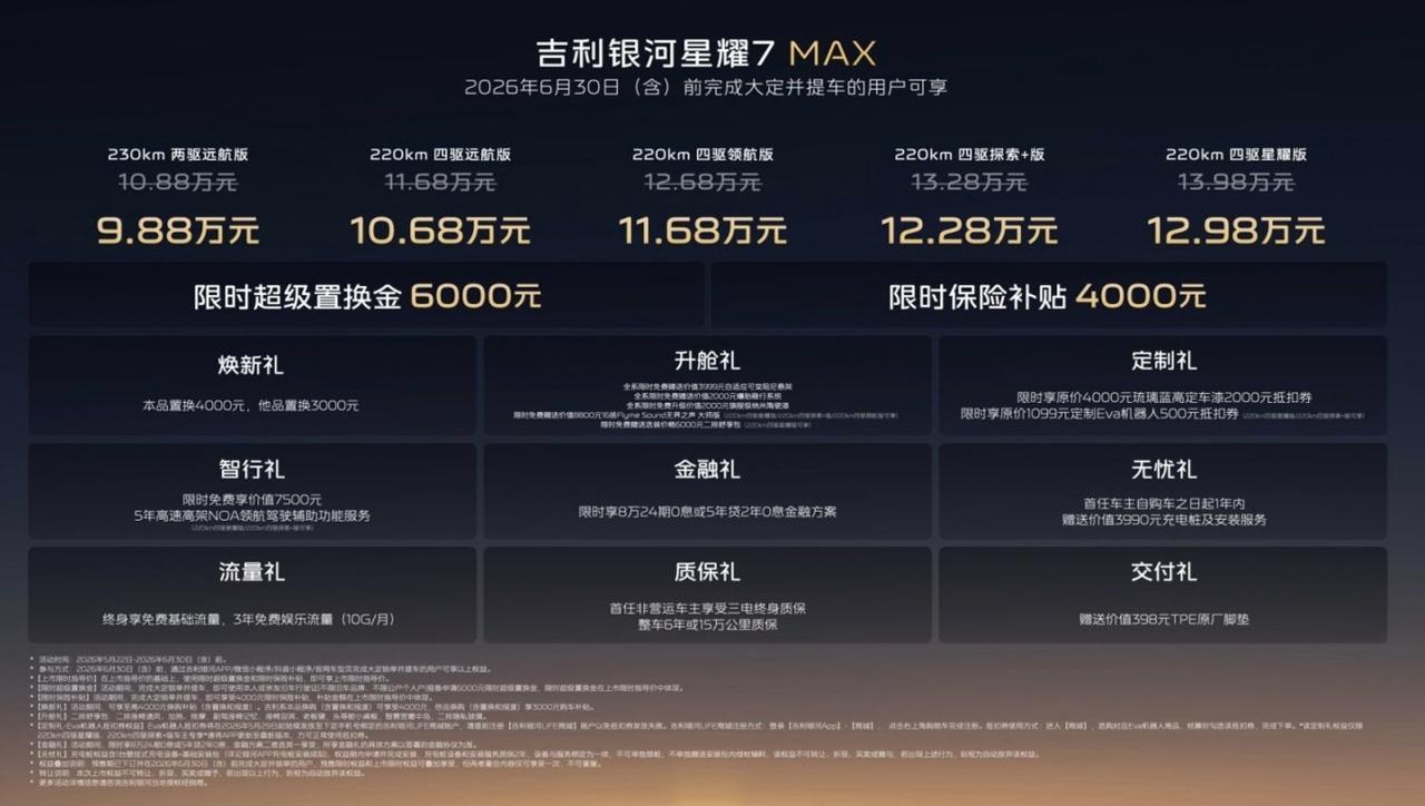 MAX正式上市，看完发布会我最大感受：四驱平权、豪华平权，不是口号是真落地。权益