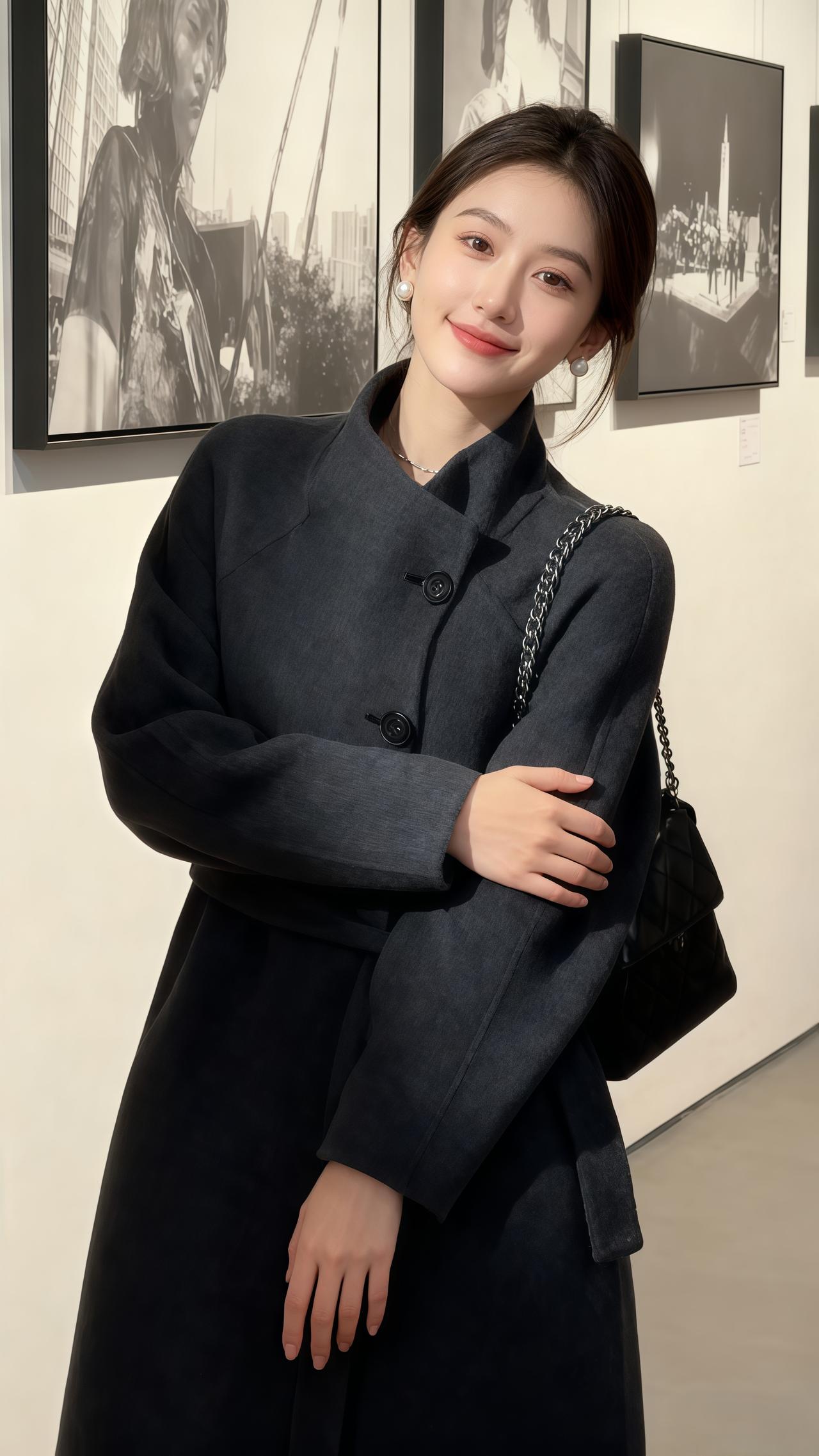 穿搭 御姐风穿搭 大衣 韩系穿搭 今天穿什么