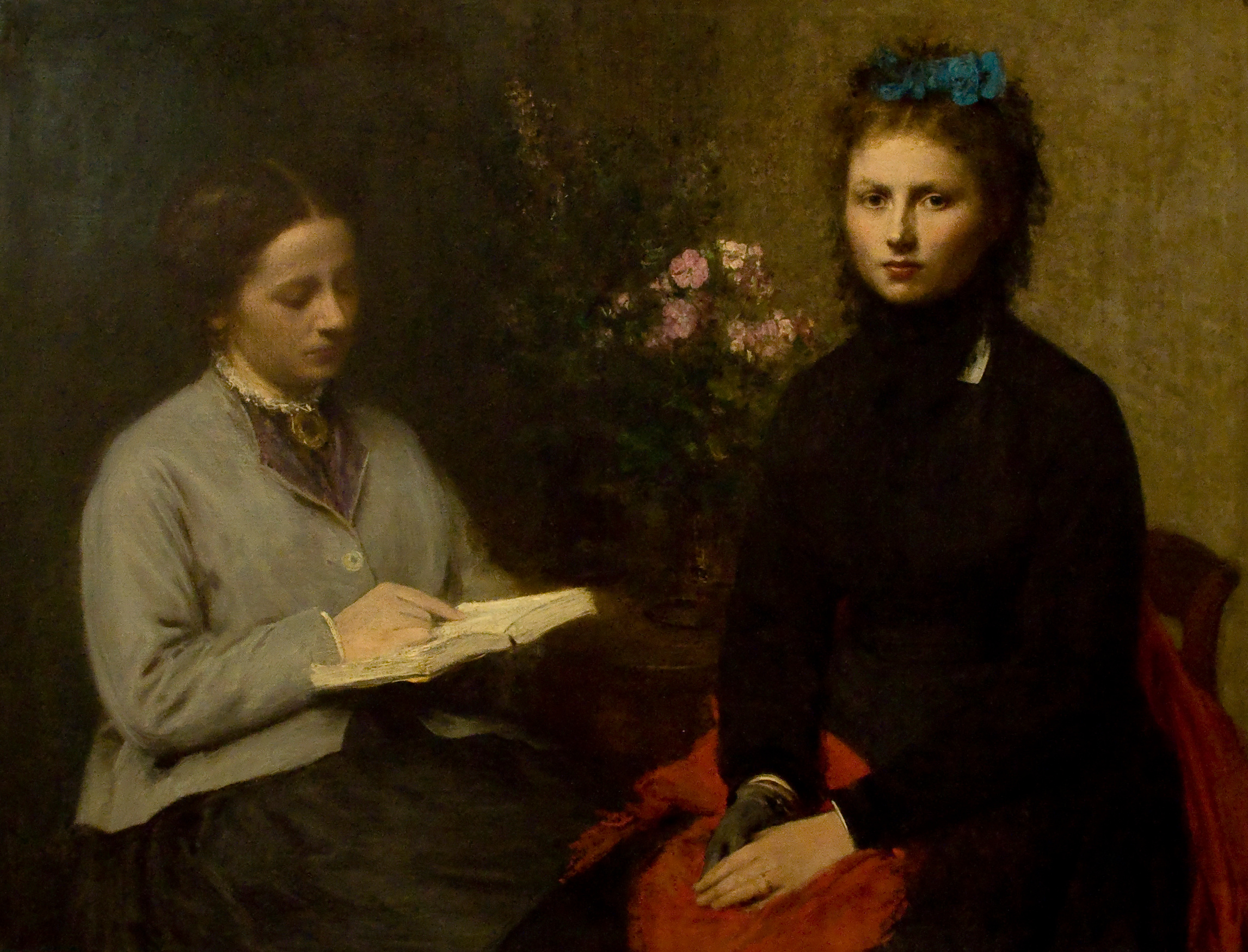 *方丹-拉图尔阅读-𝑹𝒆𝒂𝒅𝒊𝒏𝒈-Henri Fantin-La