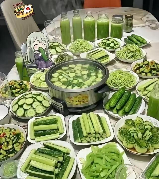 天呢，这不是黄瓜荟萃吗？谁吃谁被绿[大笑]