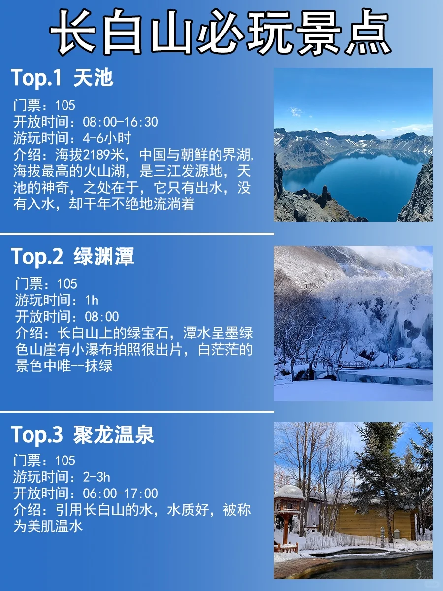 谁懂啊❗终于有人把长白山冬季旅游说明白了