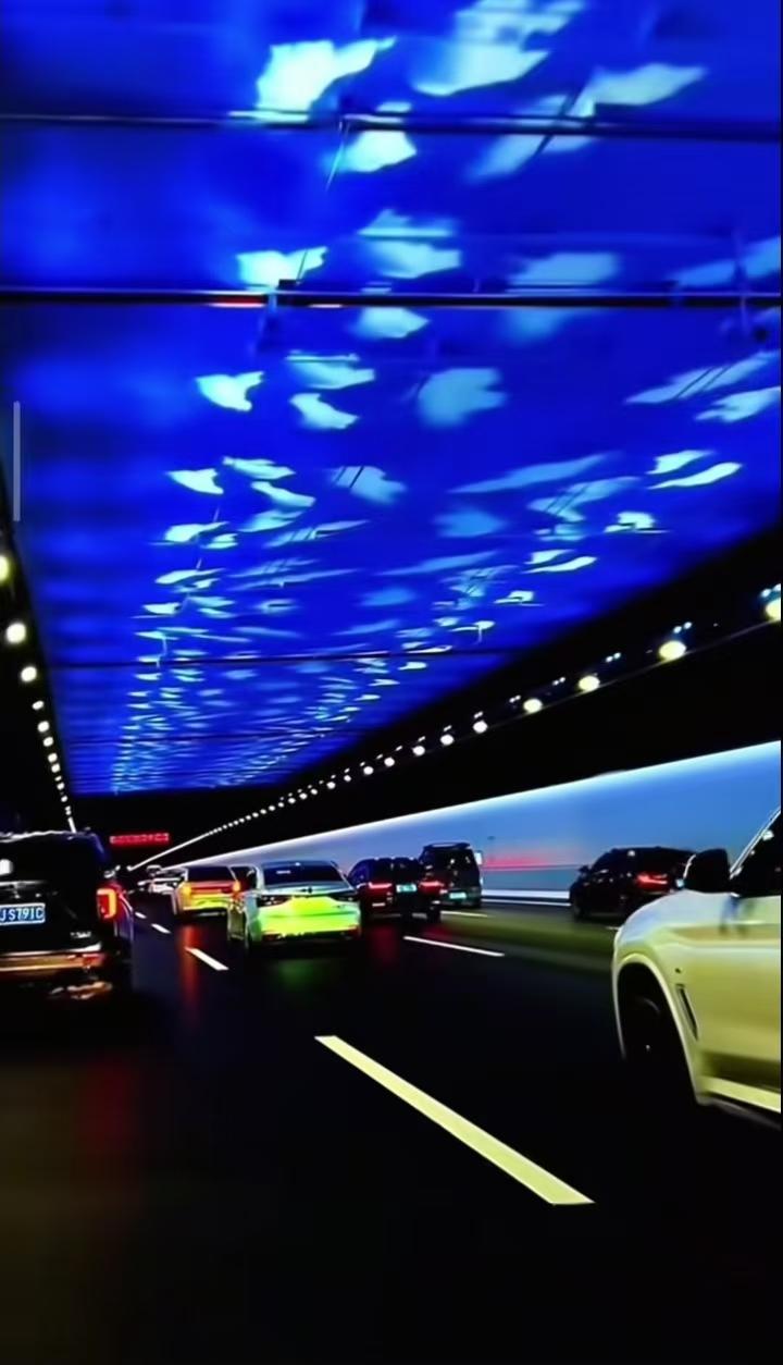 最美隧道 城市夜景 美不美你说了算