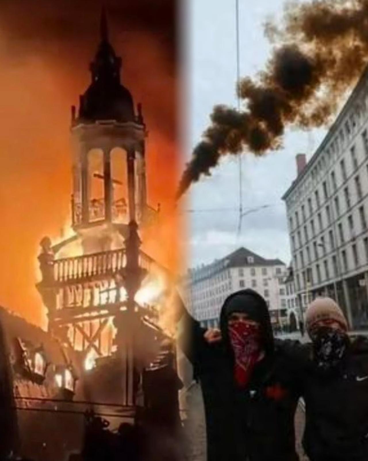 巴黎火灾烧起来了！

法国人这次烧的是自己老祖宗留下的建筑，几百年积累下来的文化