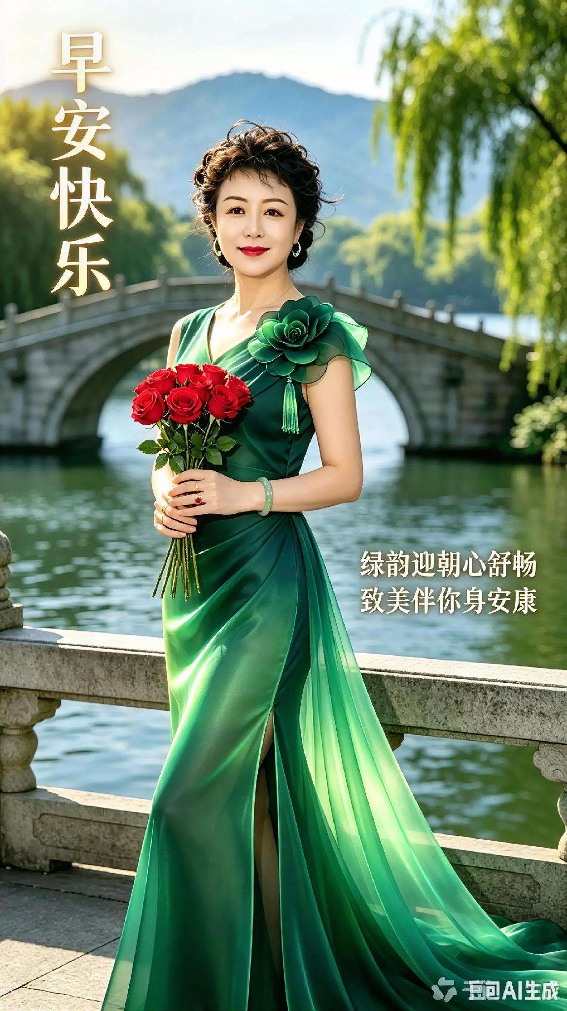 鸟儿啼破黎明，花香漫过小河，新的一天，愿你步履轻盈，心怀诗意。

昨日已落幕，今
