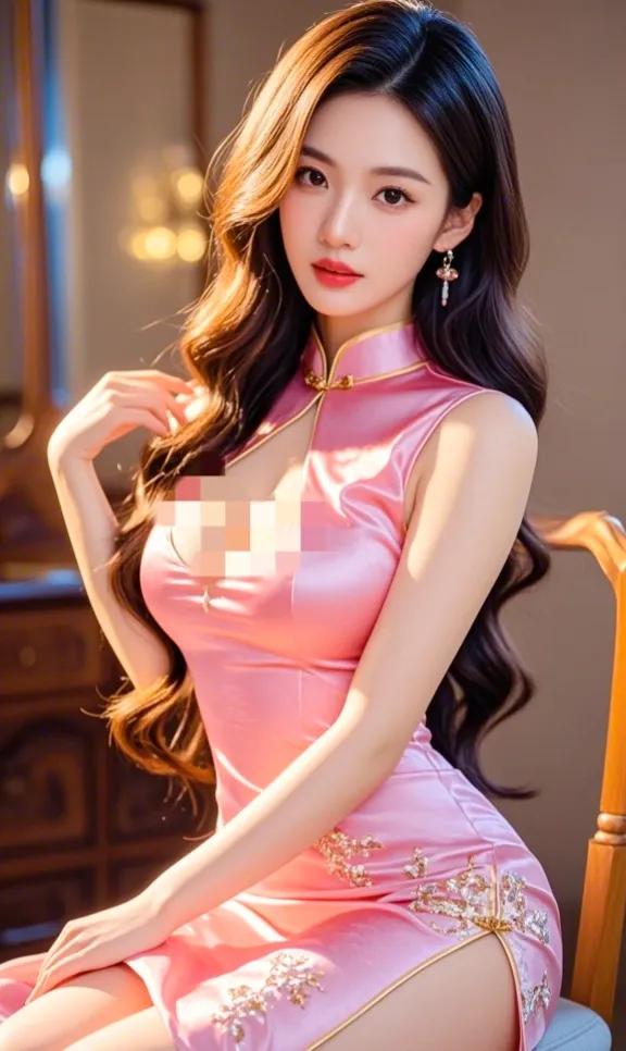 红裙素手舞，妩媚似仙姿。