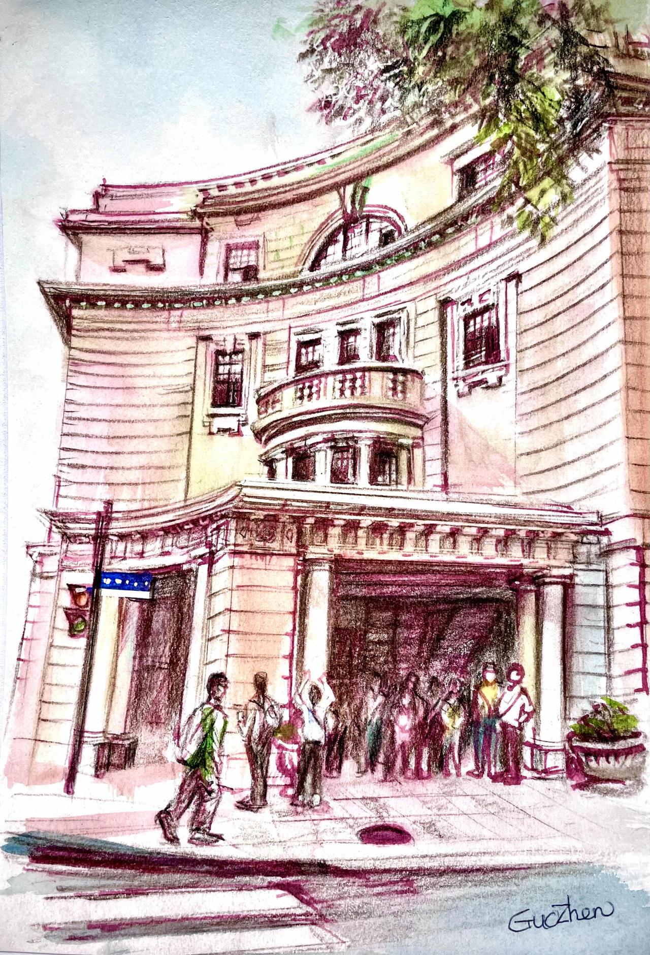 一、（1922-1943年）：始建于1914年，1922年竣工，是上海公共租界的
