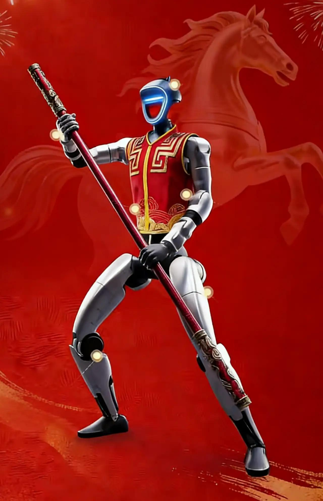 面对人形机器人春晚的炫技，
惊叹、自豪和想象之外，很多人都没看到已经发生了一个扎