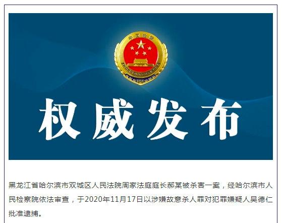 如何看待哈尔滨一男子因不服离婚判决，酒后当庭刺死法官被批捕？庭审人员的安全如何保